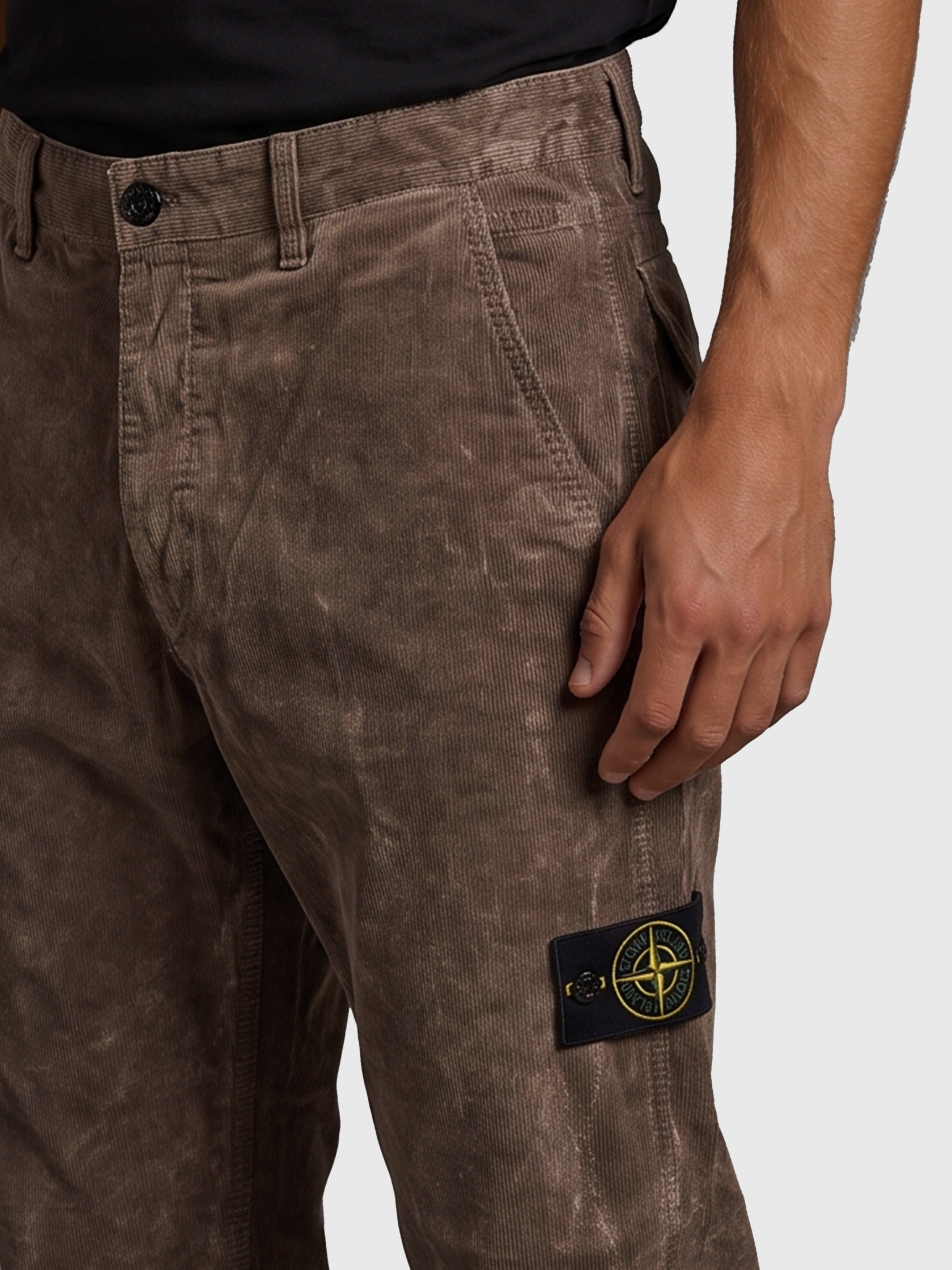 Lead grey trousers