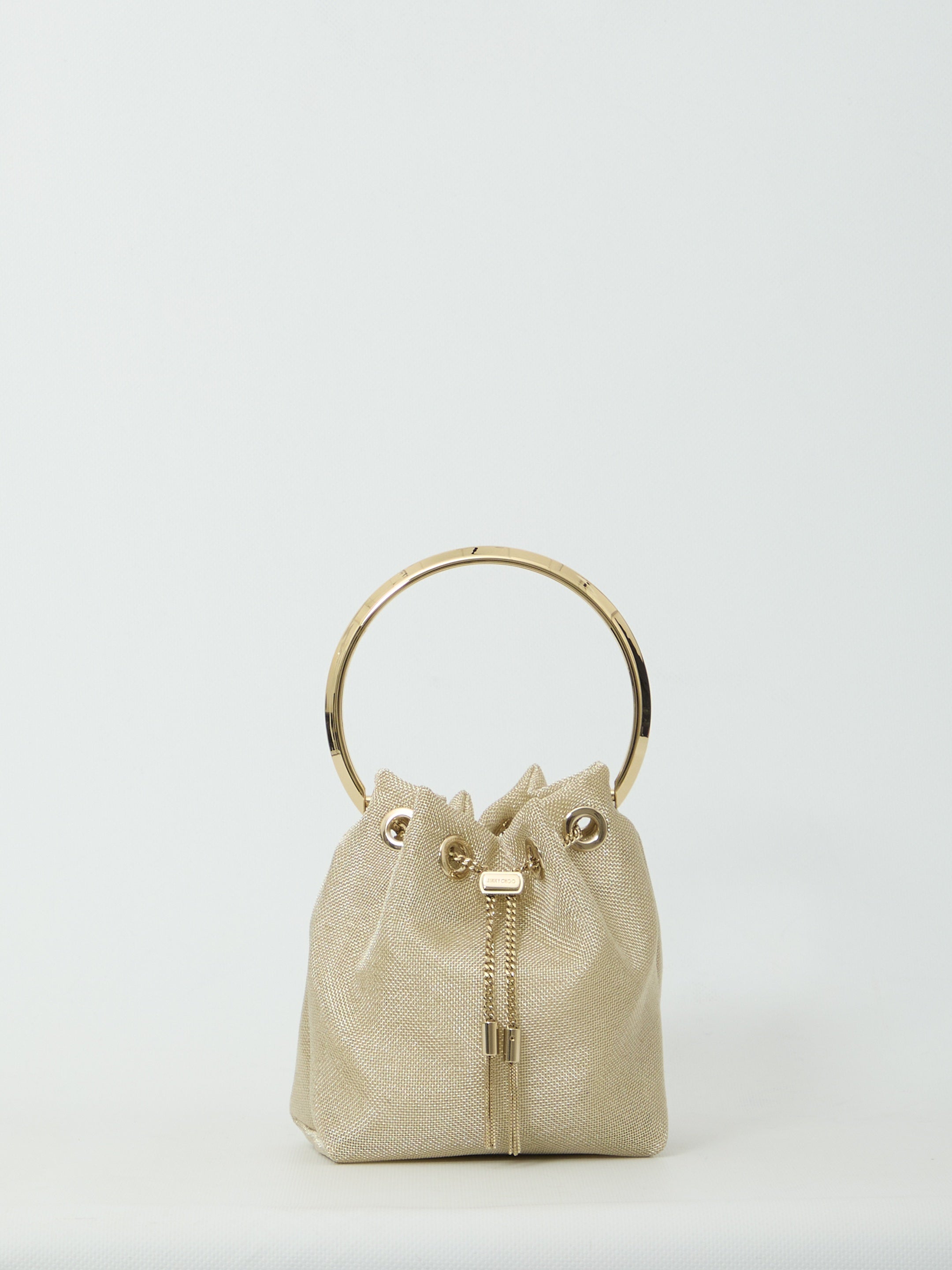 Champagne mesh Bon Bon bag