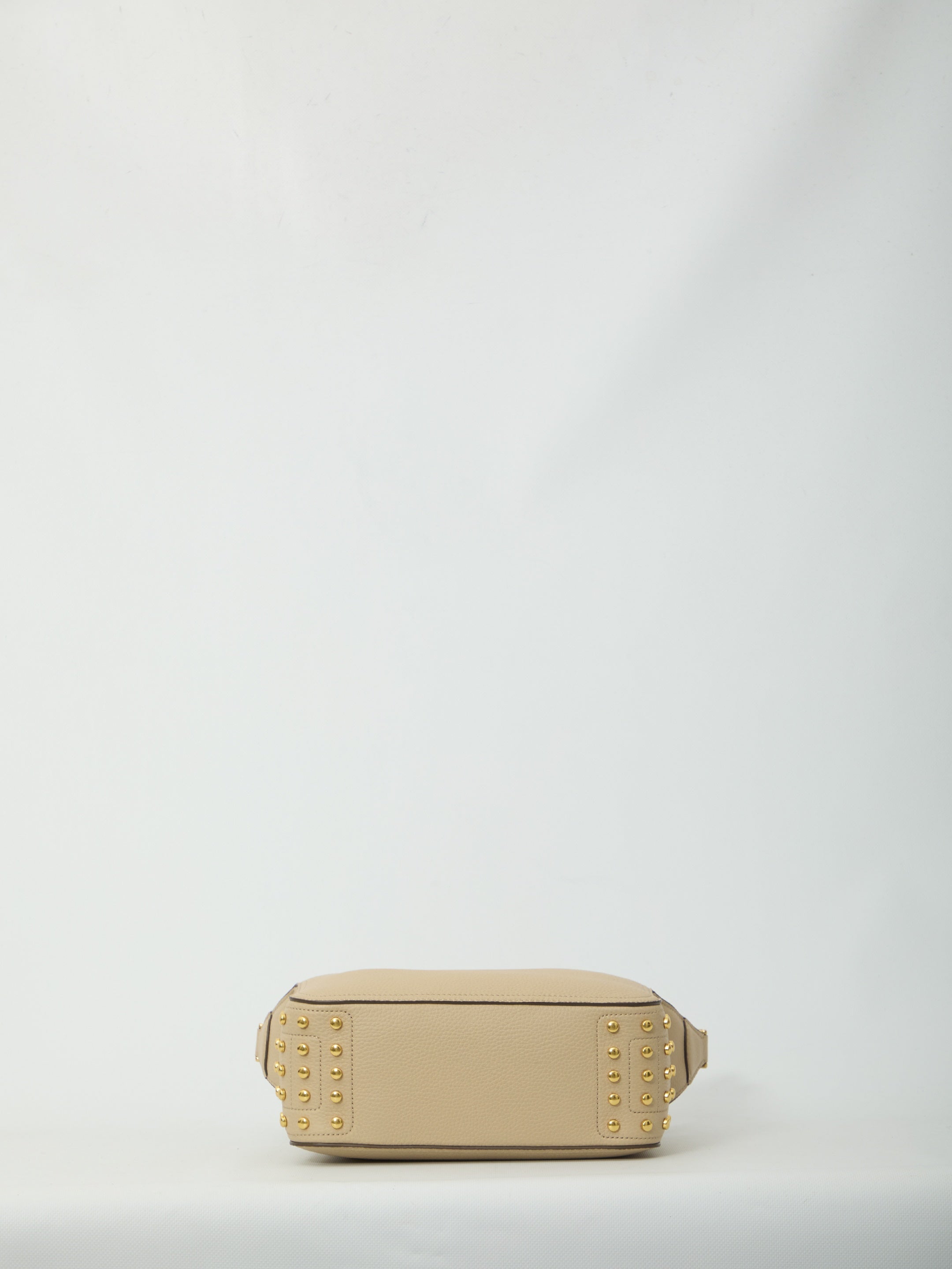 Metal Dots mini leather bag
