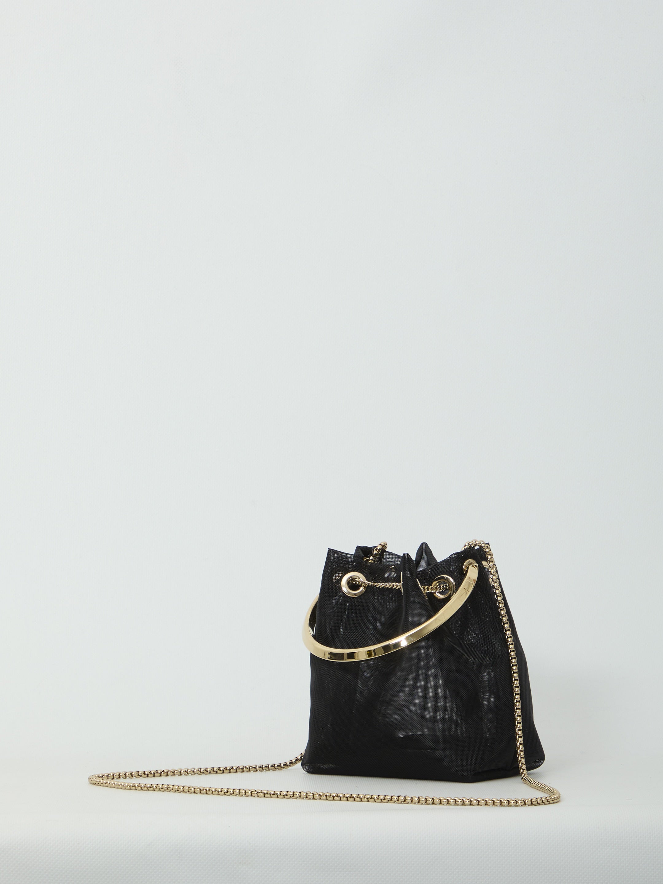 Black mesh Bon Bon bag