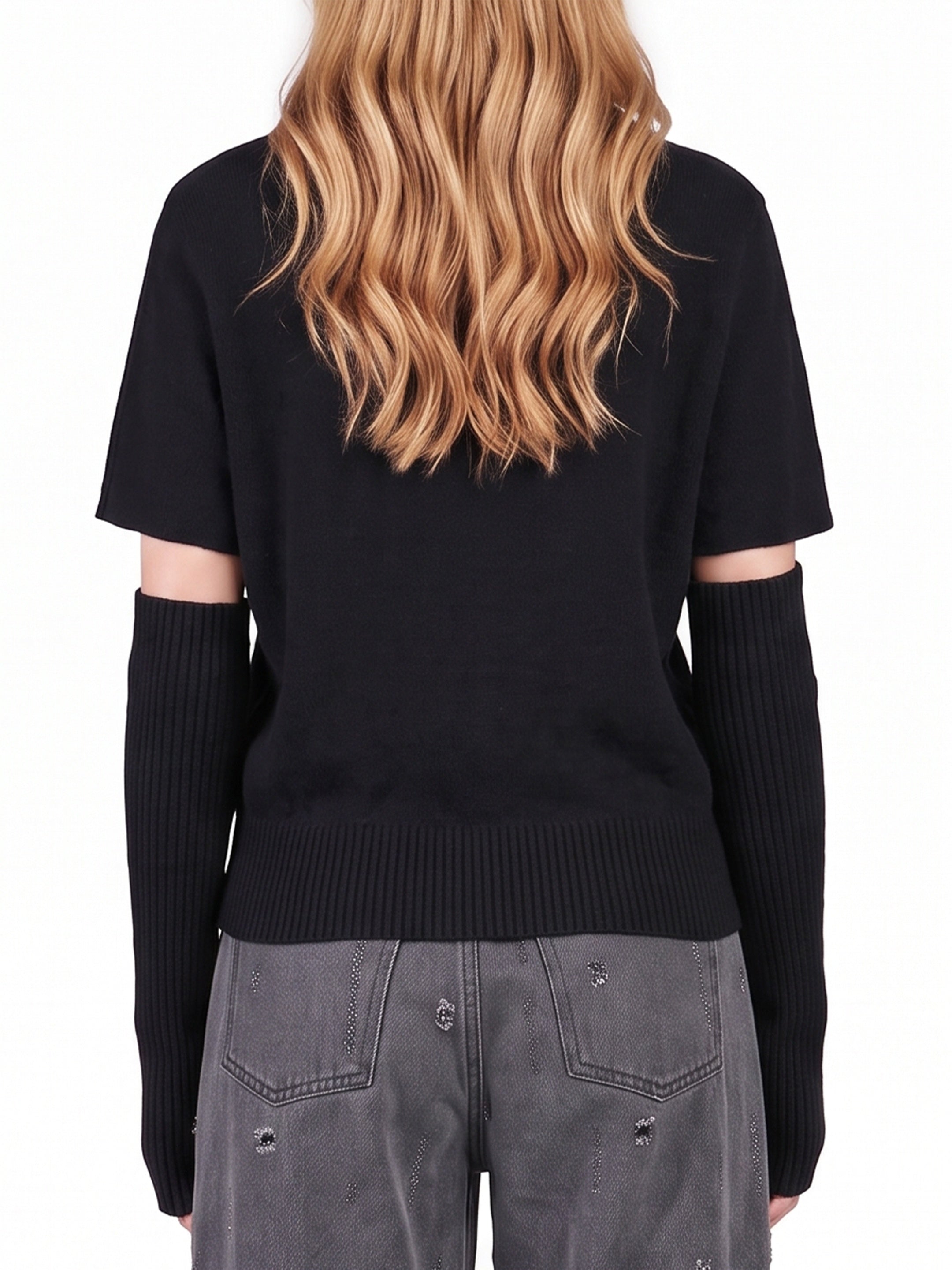 Sleeve-top shirt