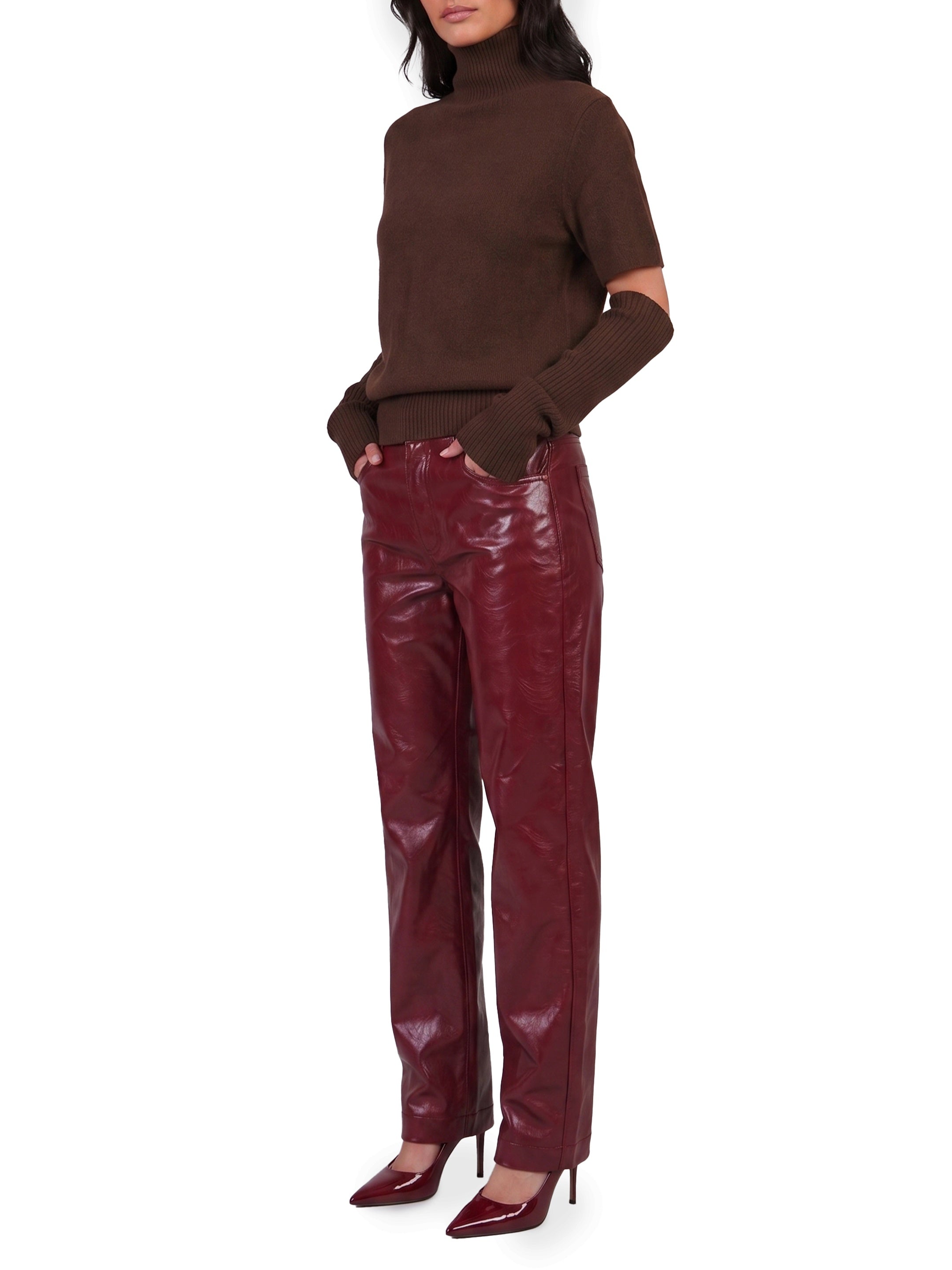 Sleeve-top shirt