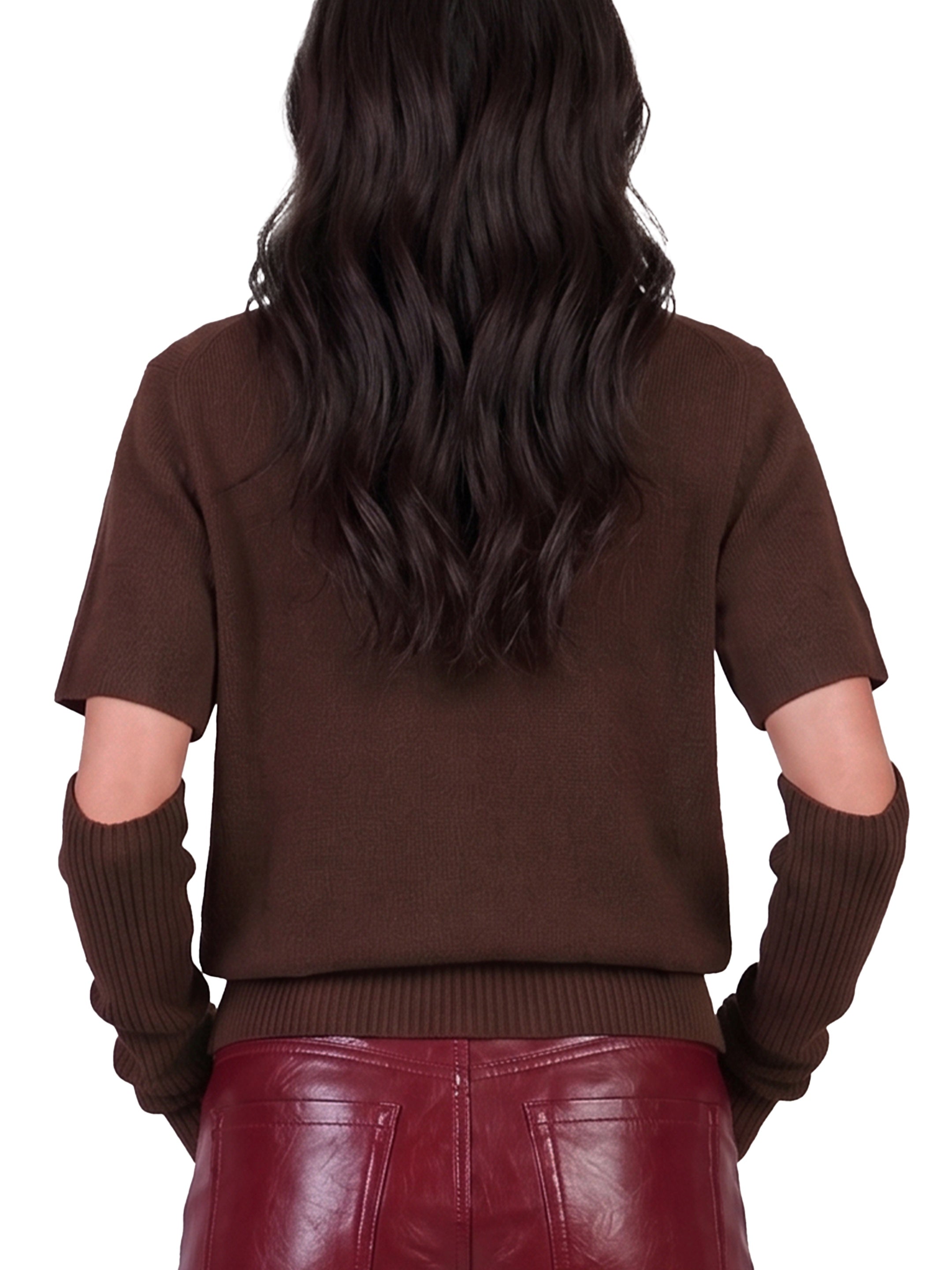 Sleeve-top shirt