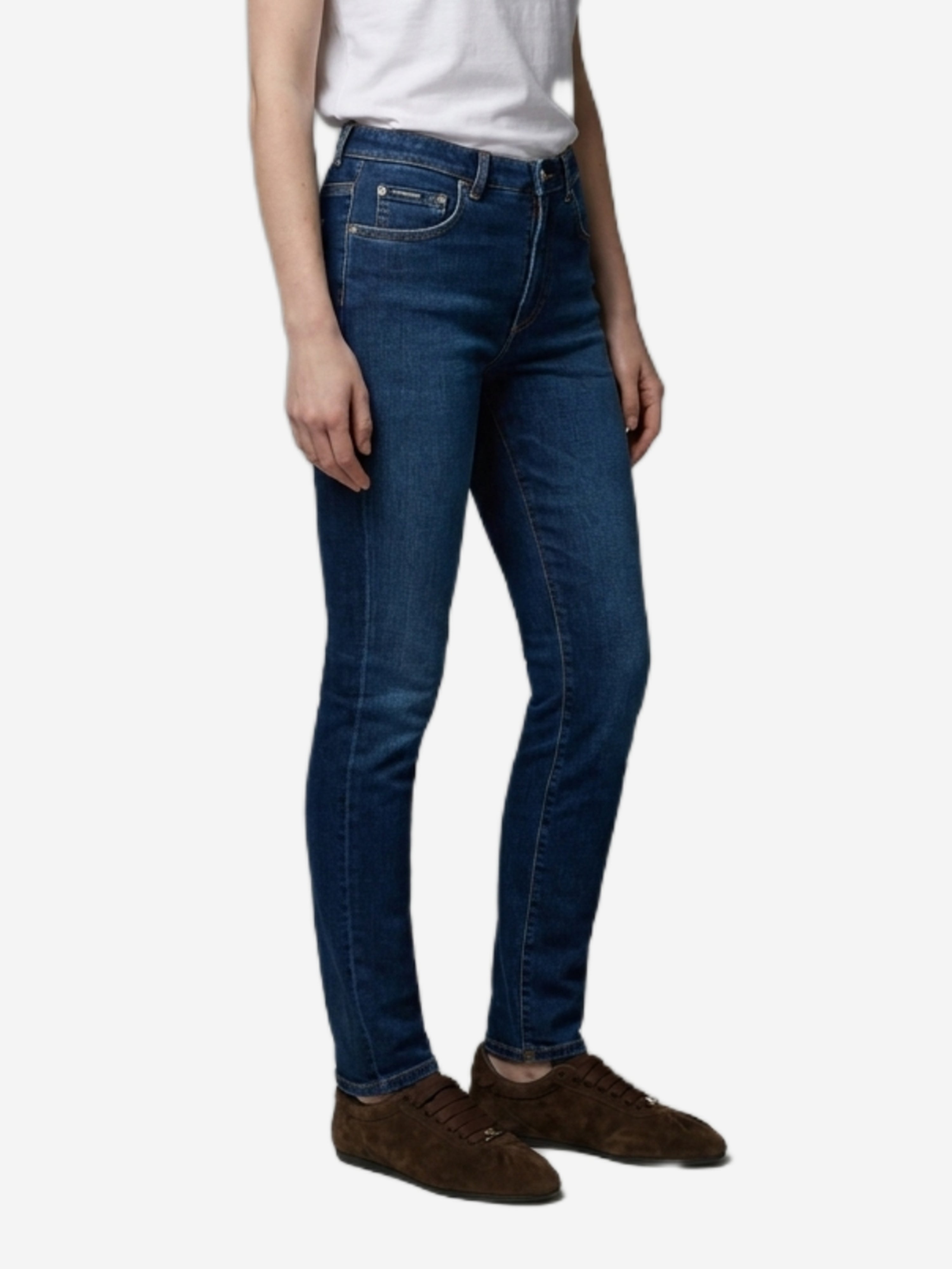 Skinny fit denim jeans