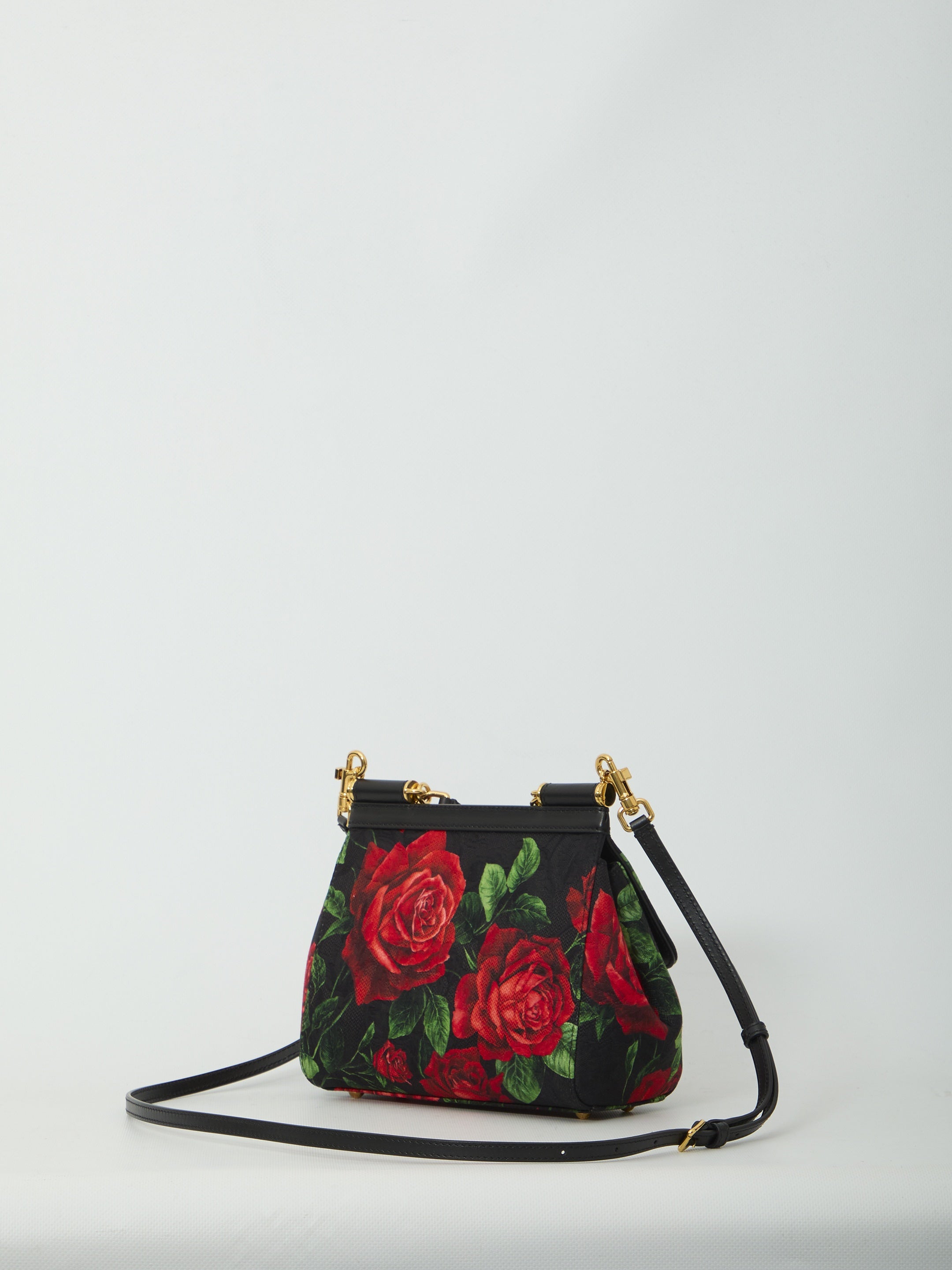 Small Sicily handbag in Red Rose
