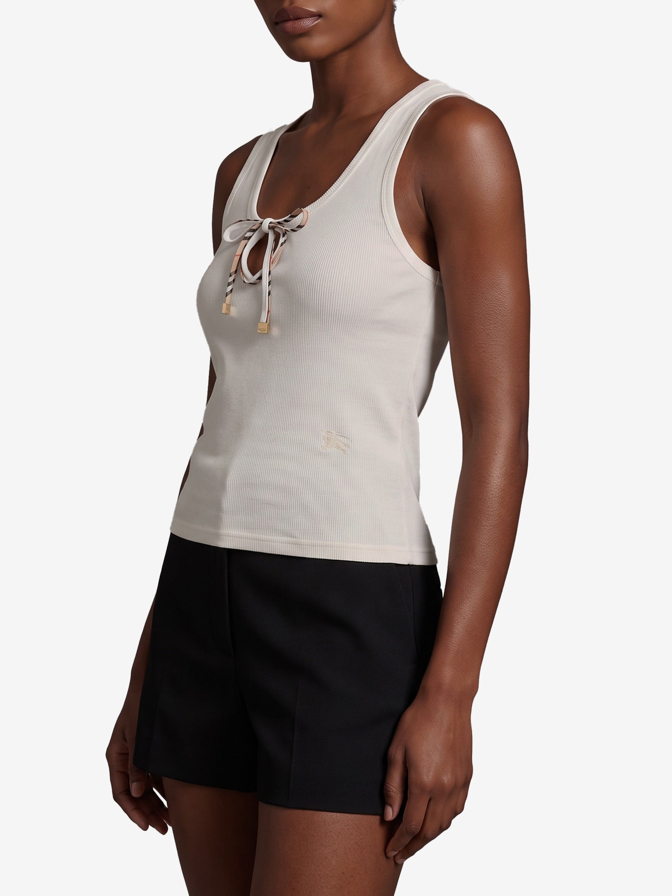 Tierra lace-up top