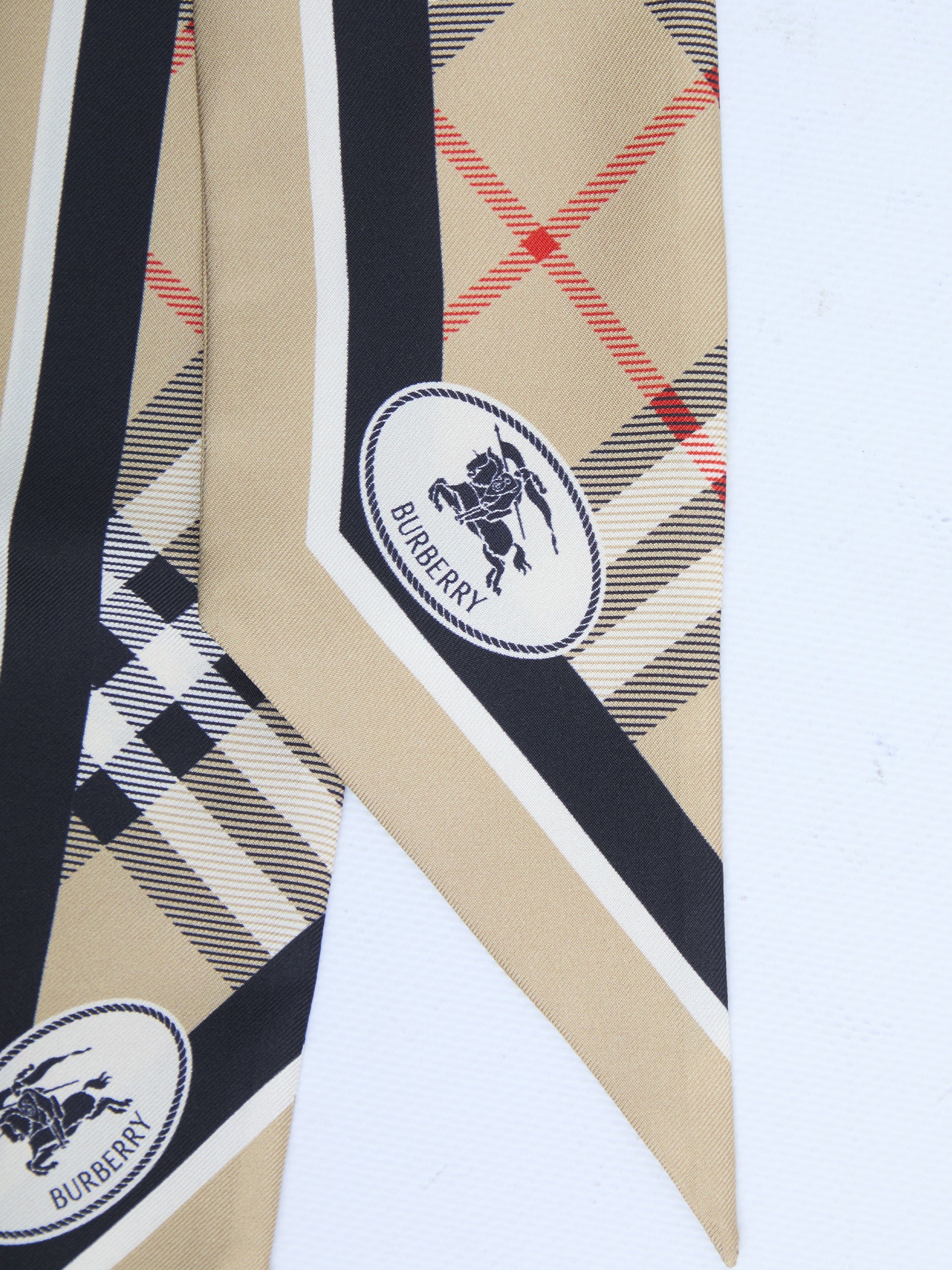 Silk twill ribbon