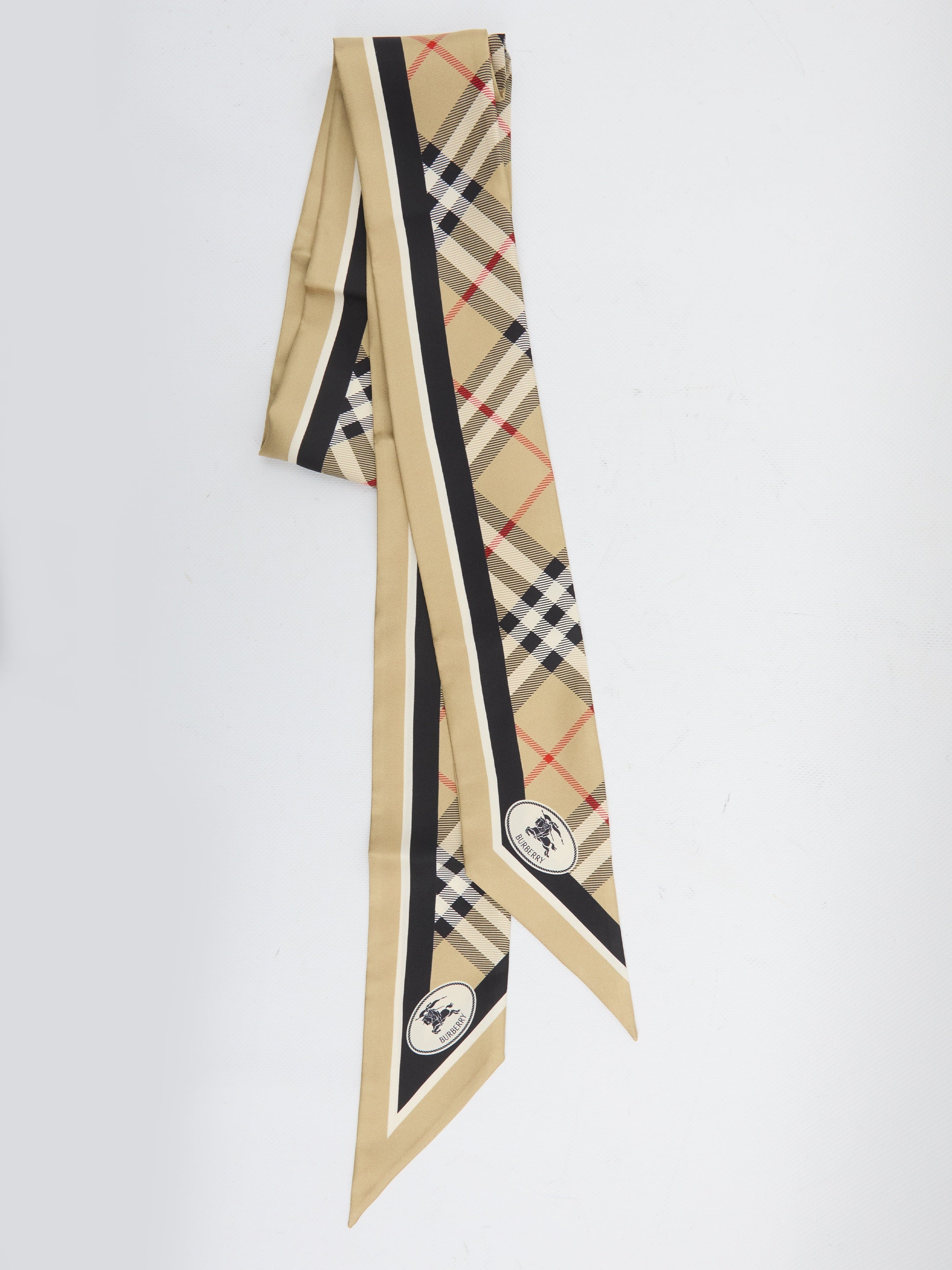 Silk twill ribbon