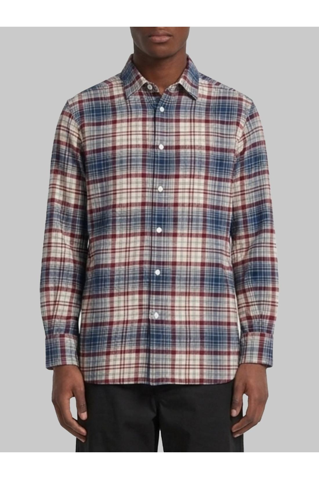 Plaid woolen shirt