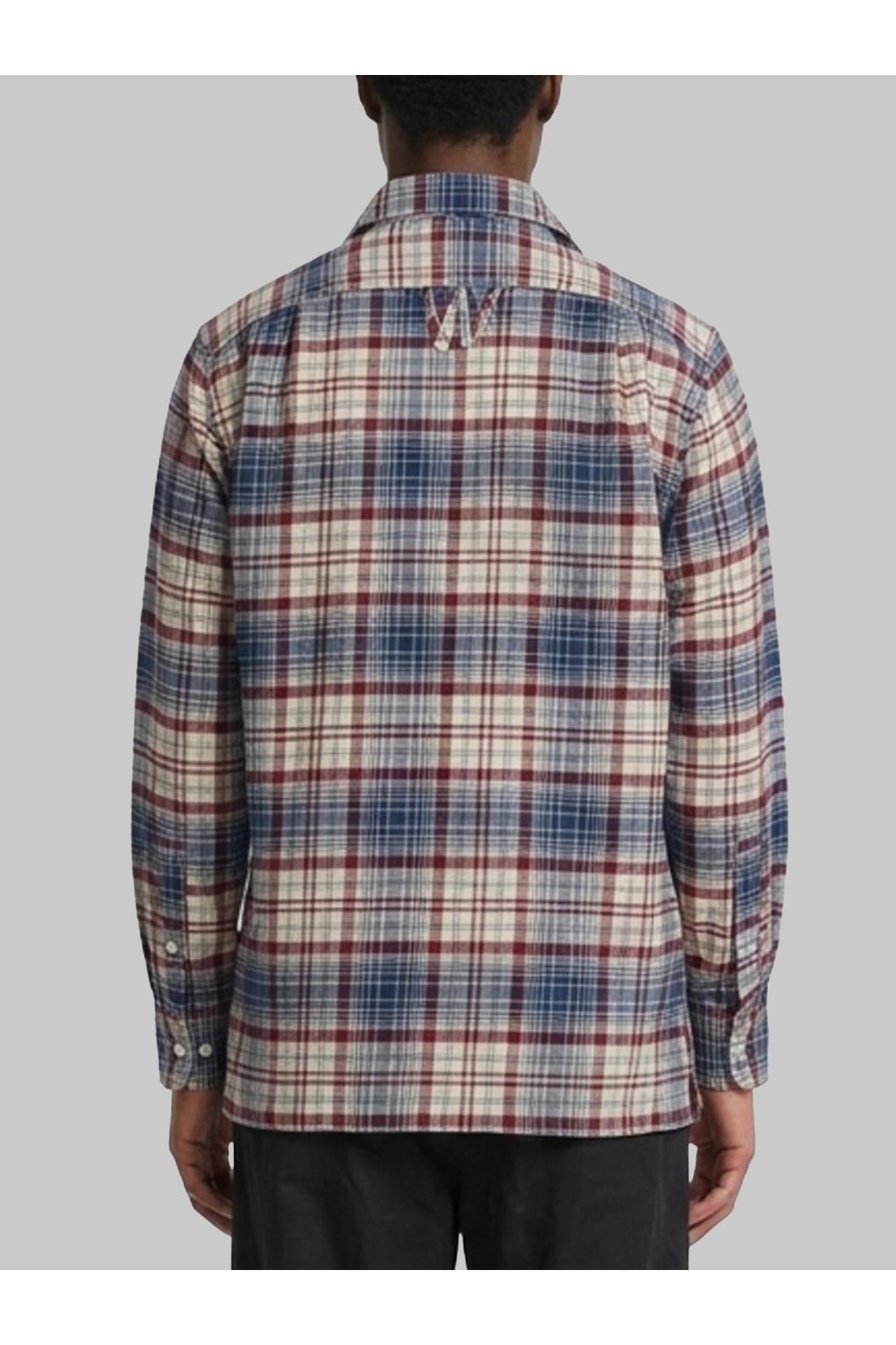 Plaid woolen shirt