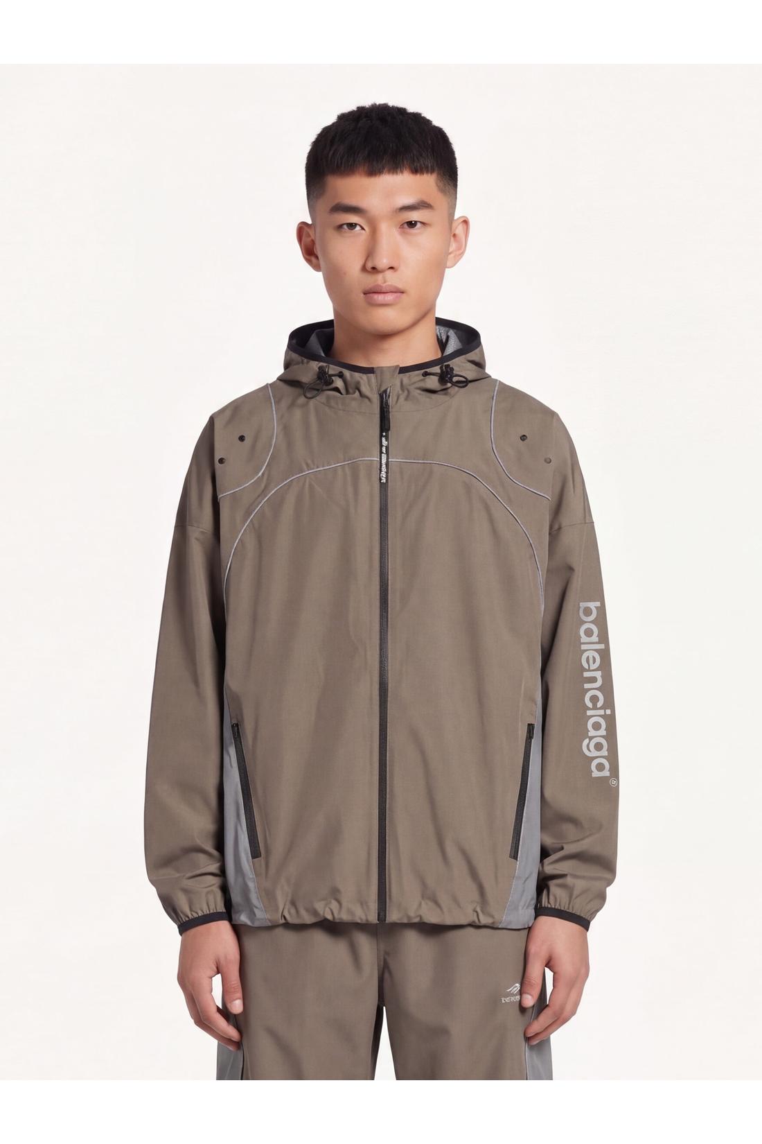 Techwear zip jacket