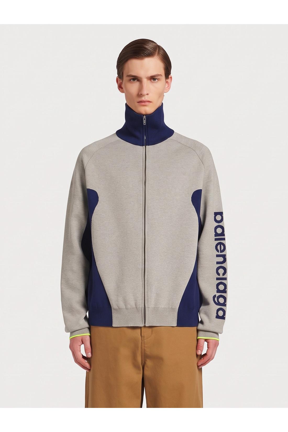 Balenciaga Zip-up knit cardigan, Strick & Pullover