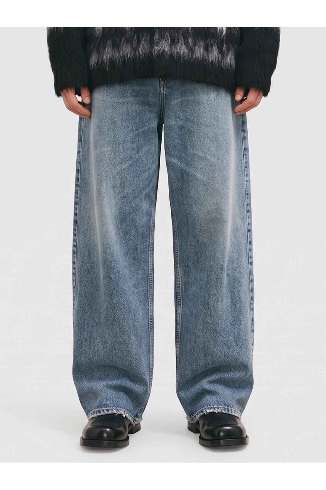 Balenciaga Dark blue baggy jeans, Taschen