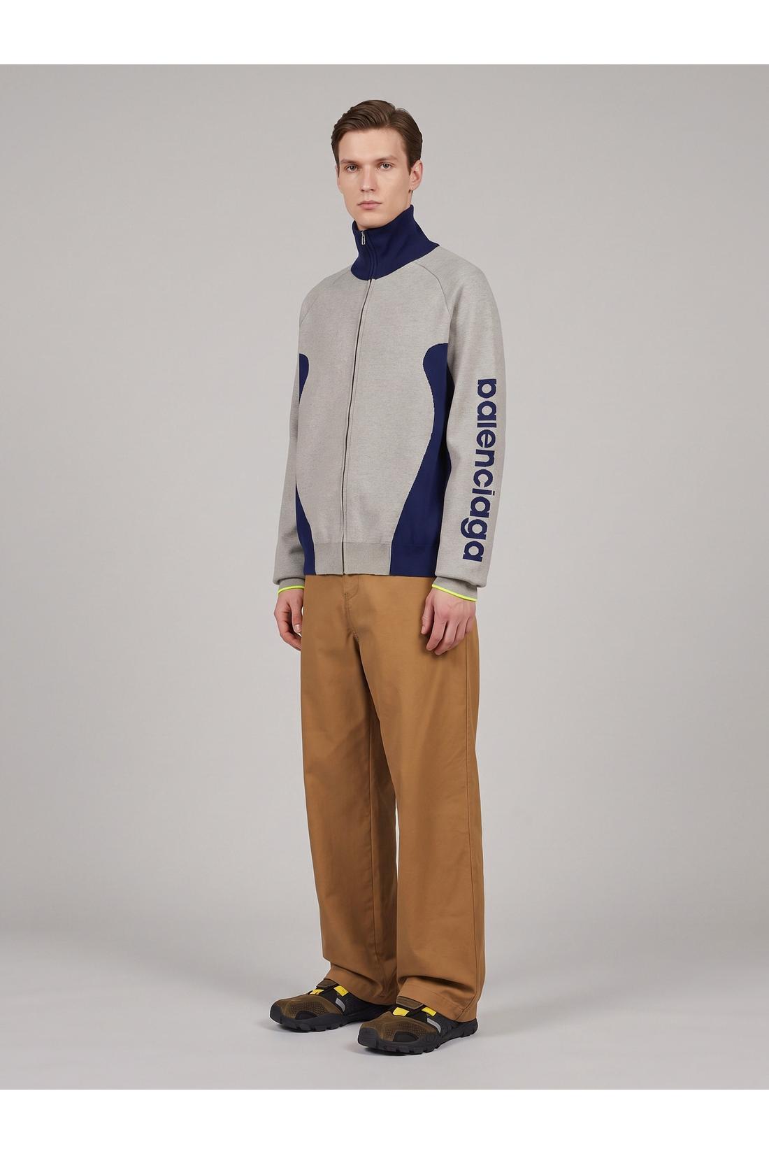 Balenciaga Zip-up knit cardigan, Strick & Pullover