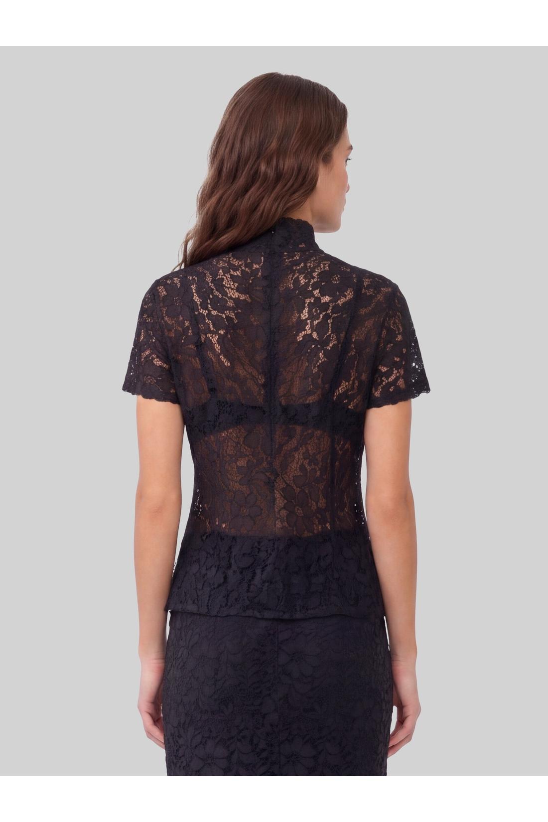Sutton new york Lace top in black, Shirts