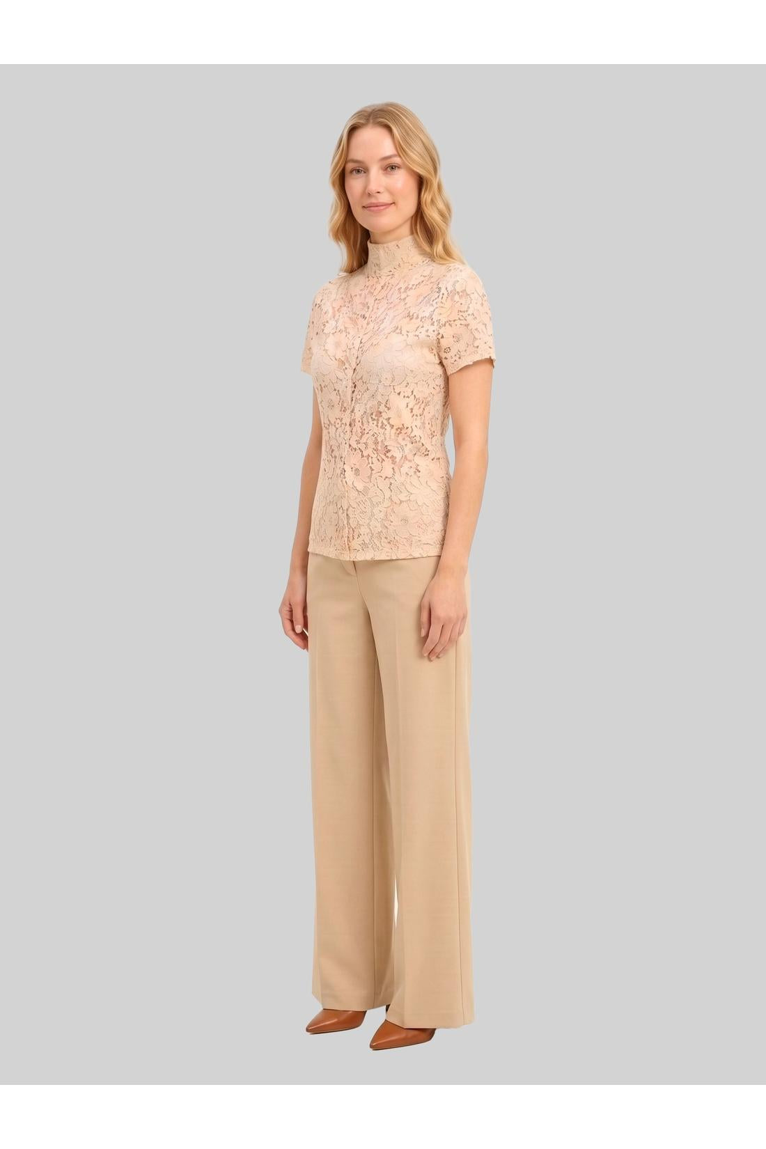 Sutton new york Lace top in white, Shirts
