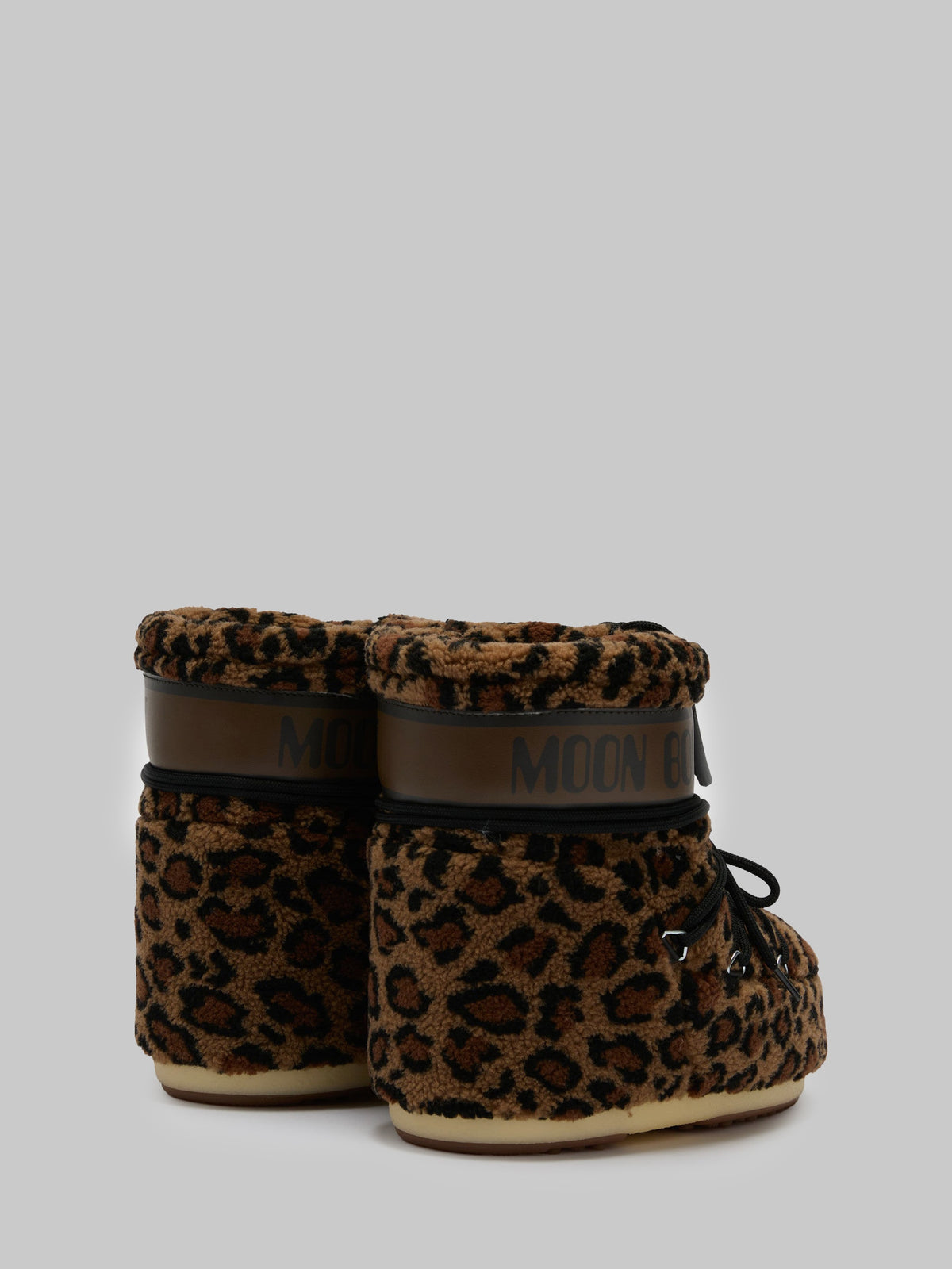 Leopard print teddy Icon Low boots