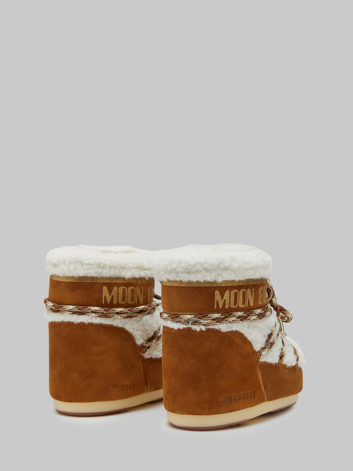 Brown shearling Icon Low boots