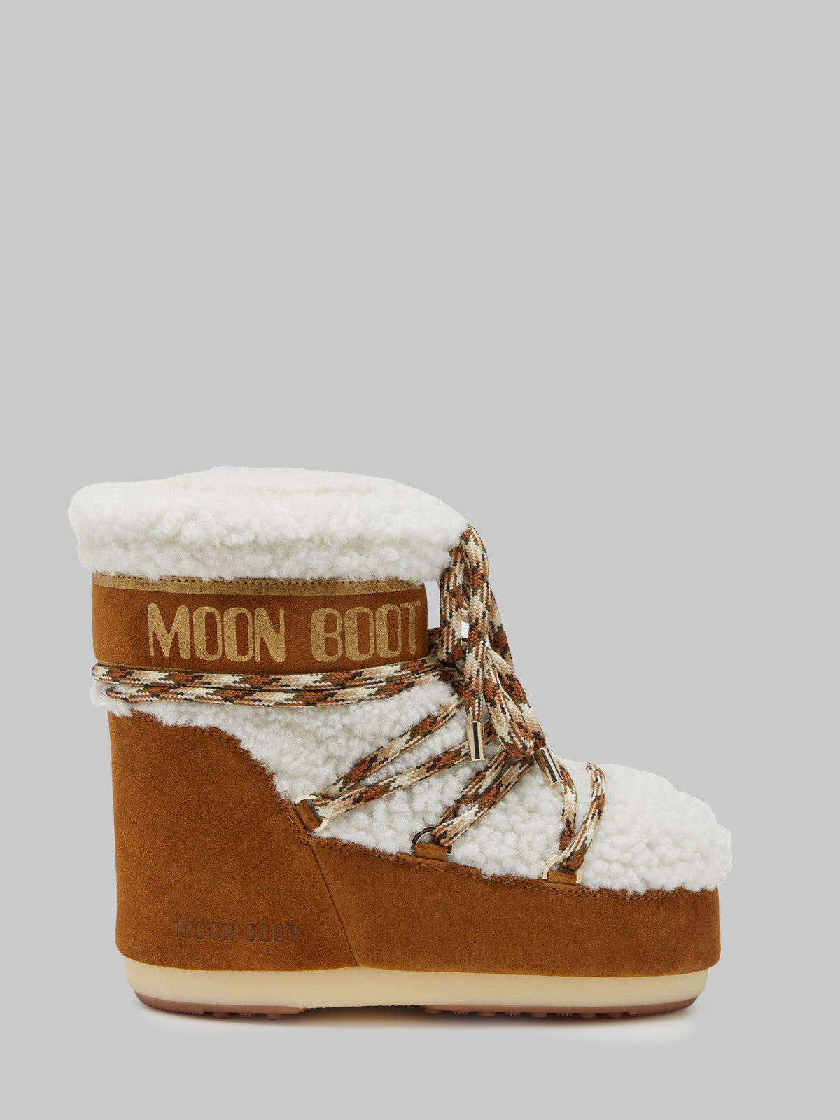 Brown shearling Icon Low boots
