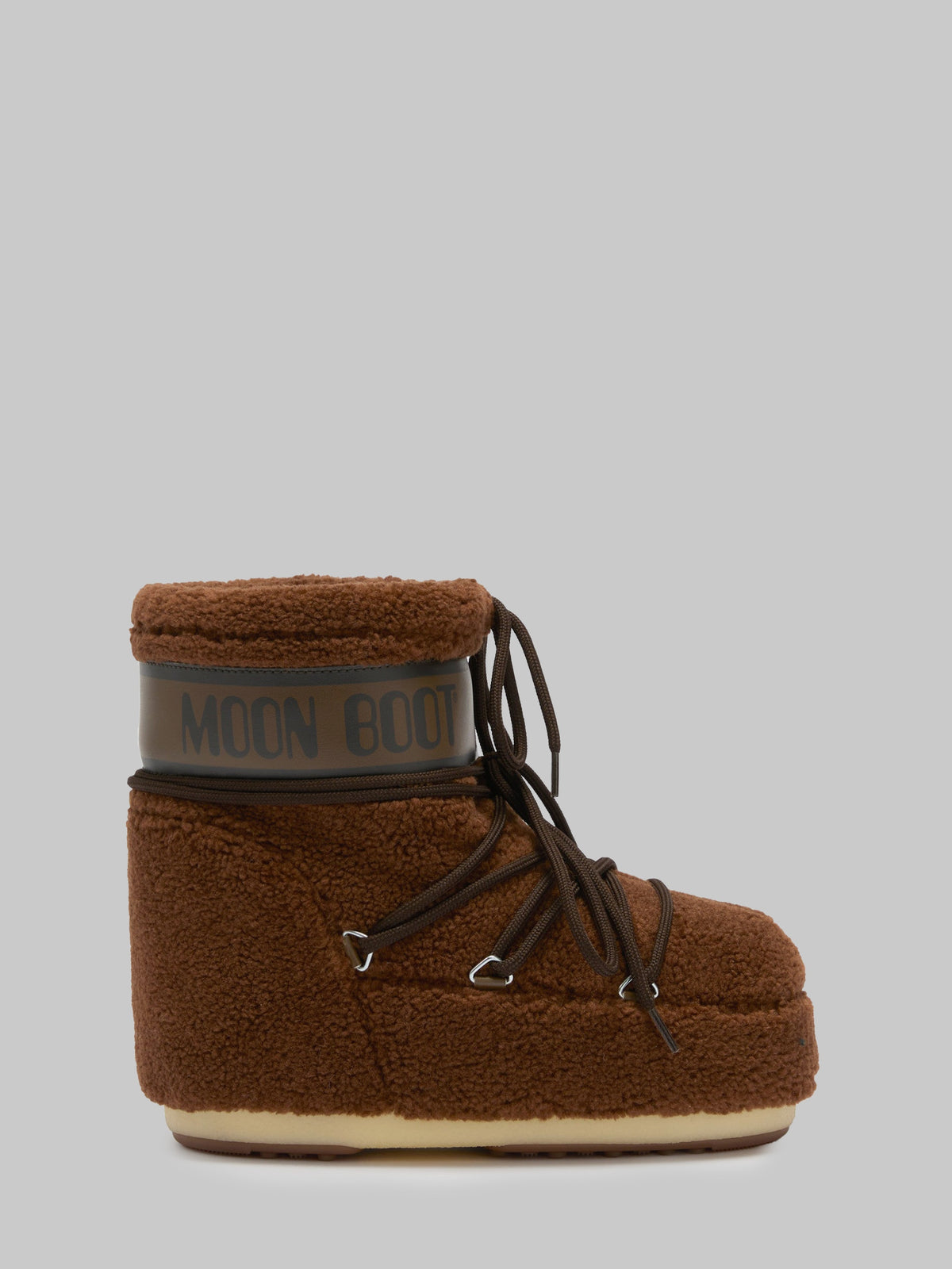 Brown teddy Icon Low boots