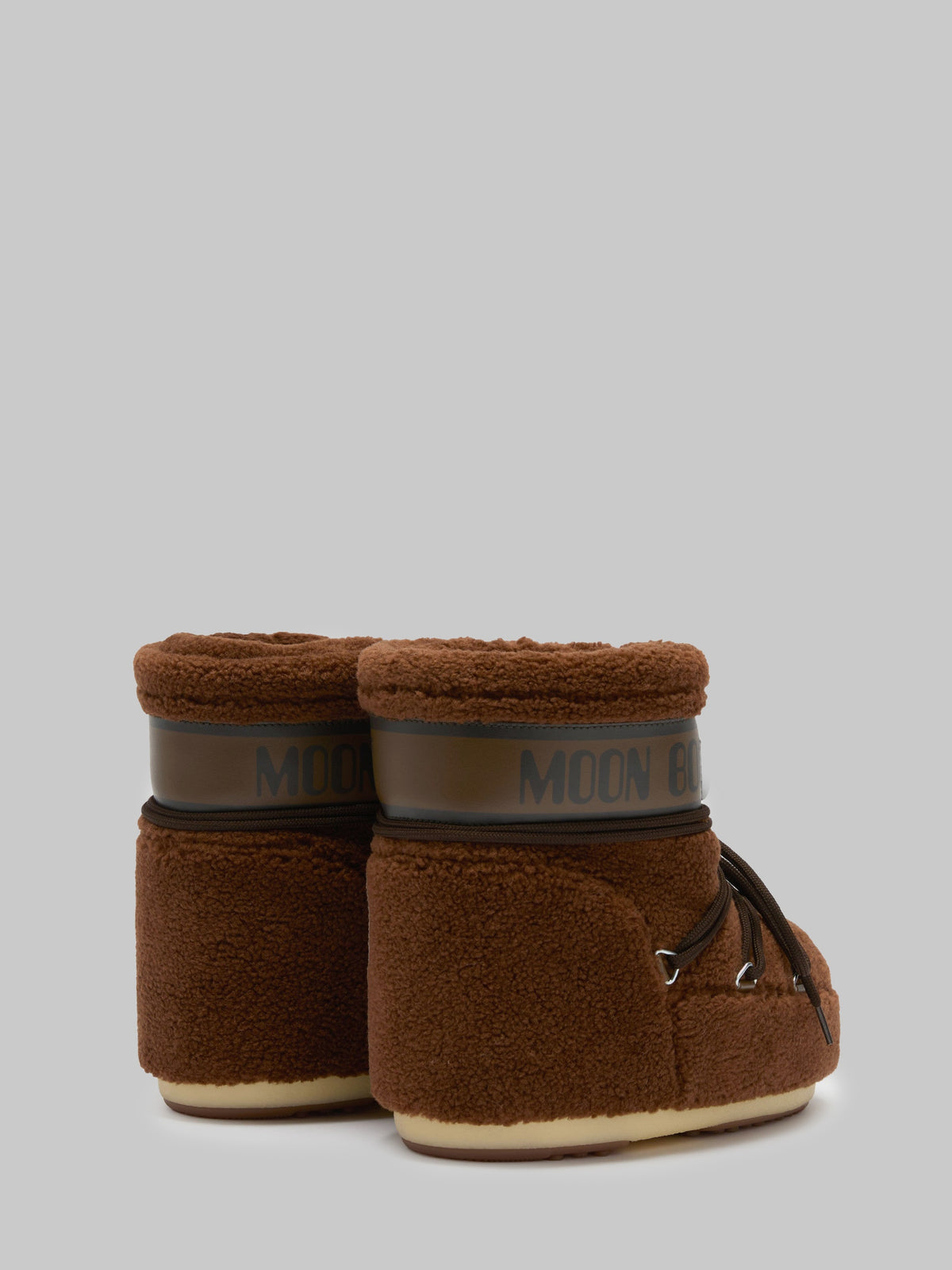 Brown teddy Icon Low boots