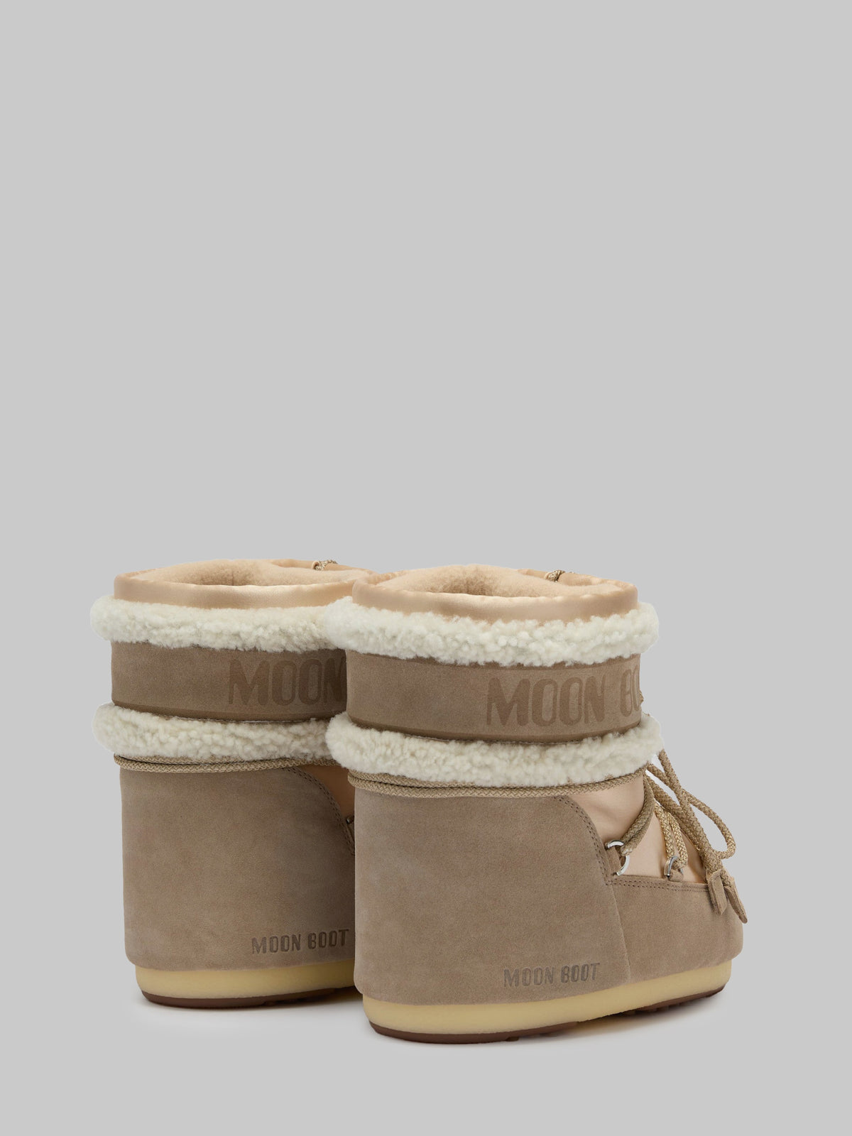 Icon Low Pearly Plus boots in peach and beige