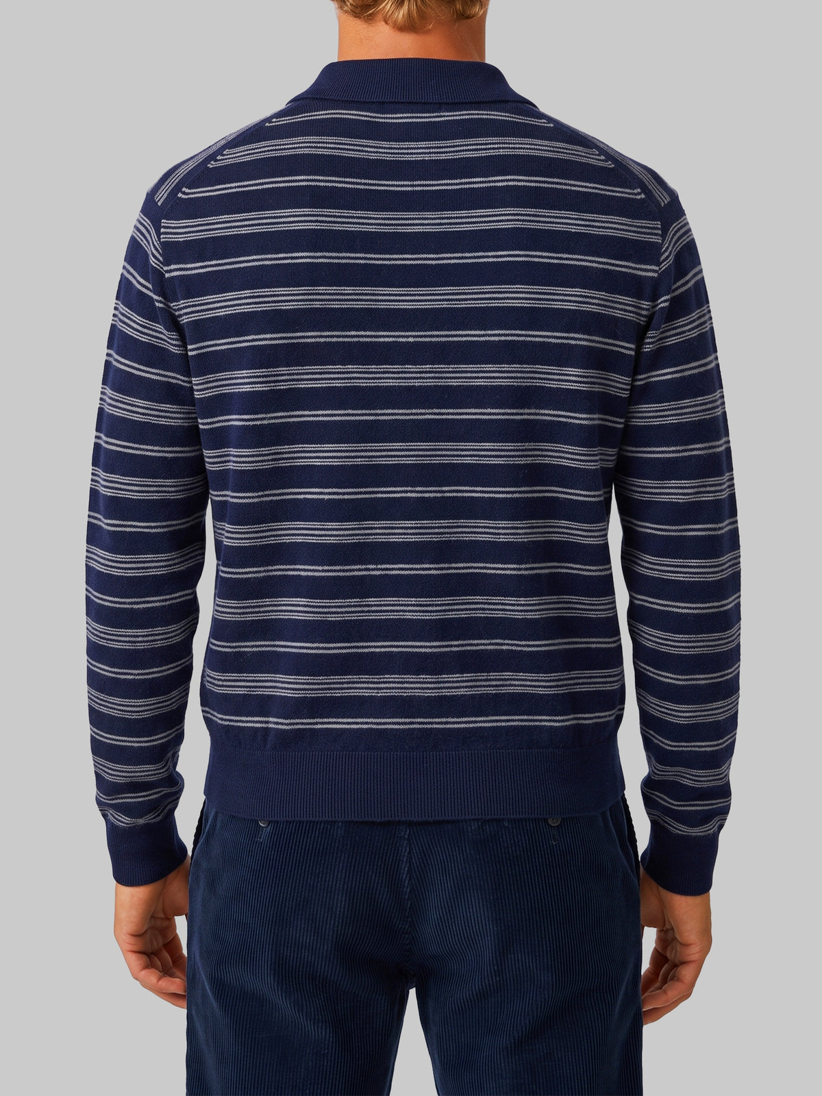 Dunst Navy blue striped sweater, Strick & Pullover