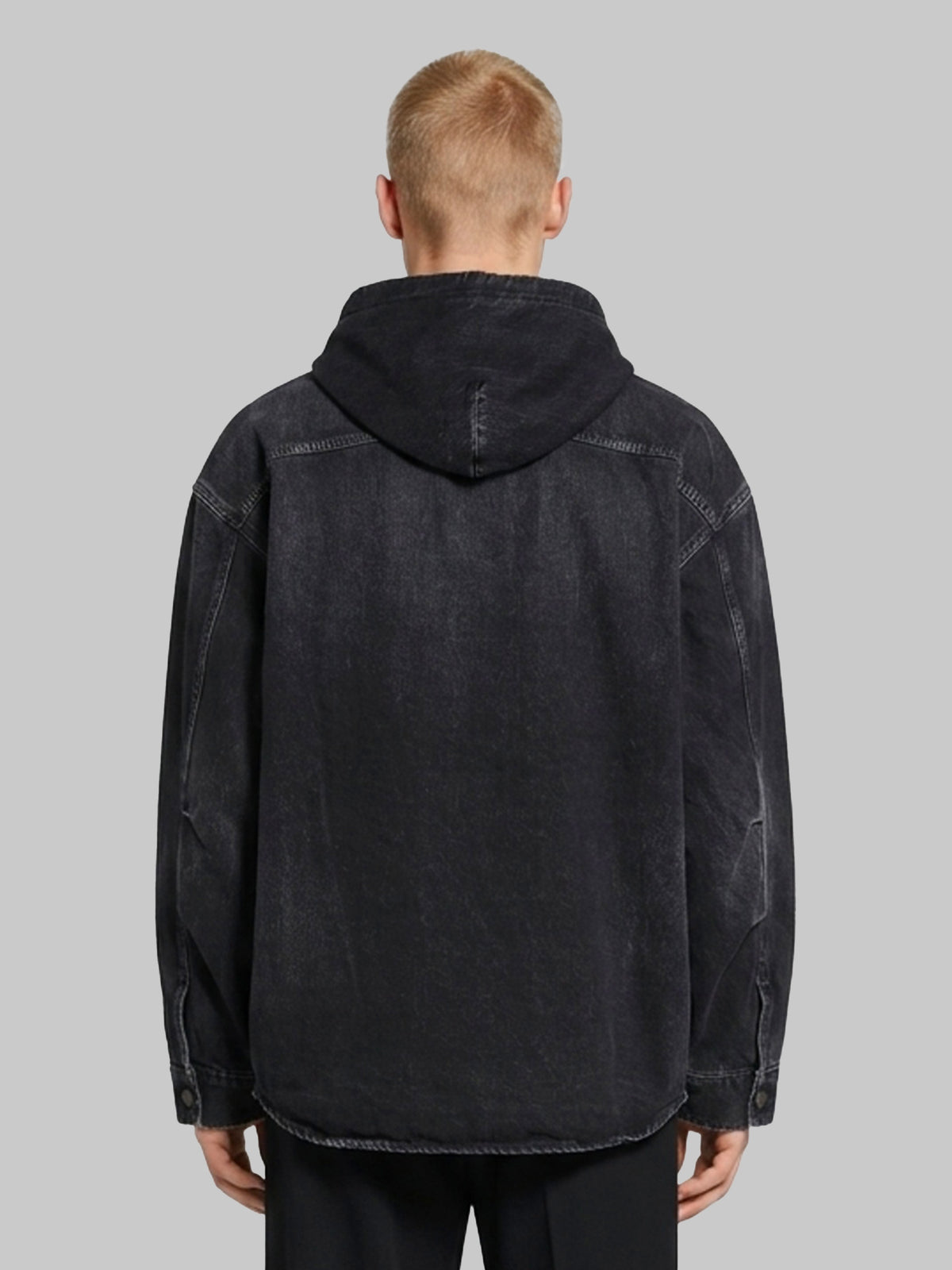 Denim cargo jacket