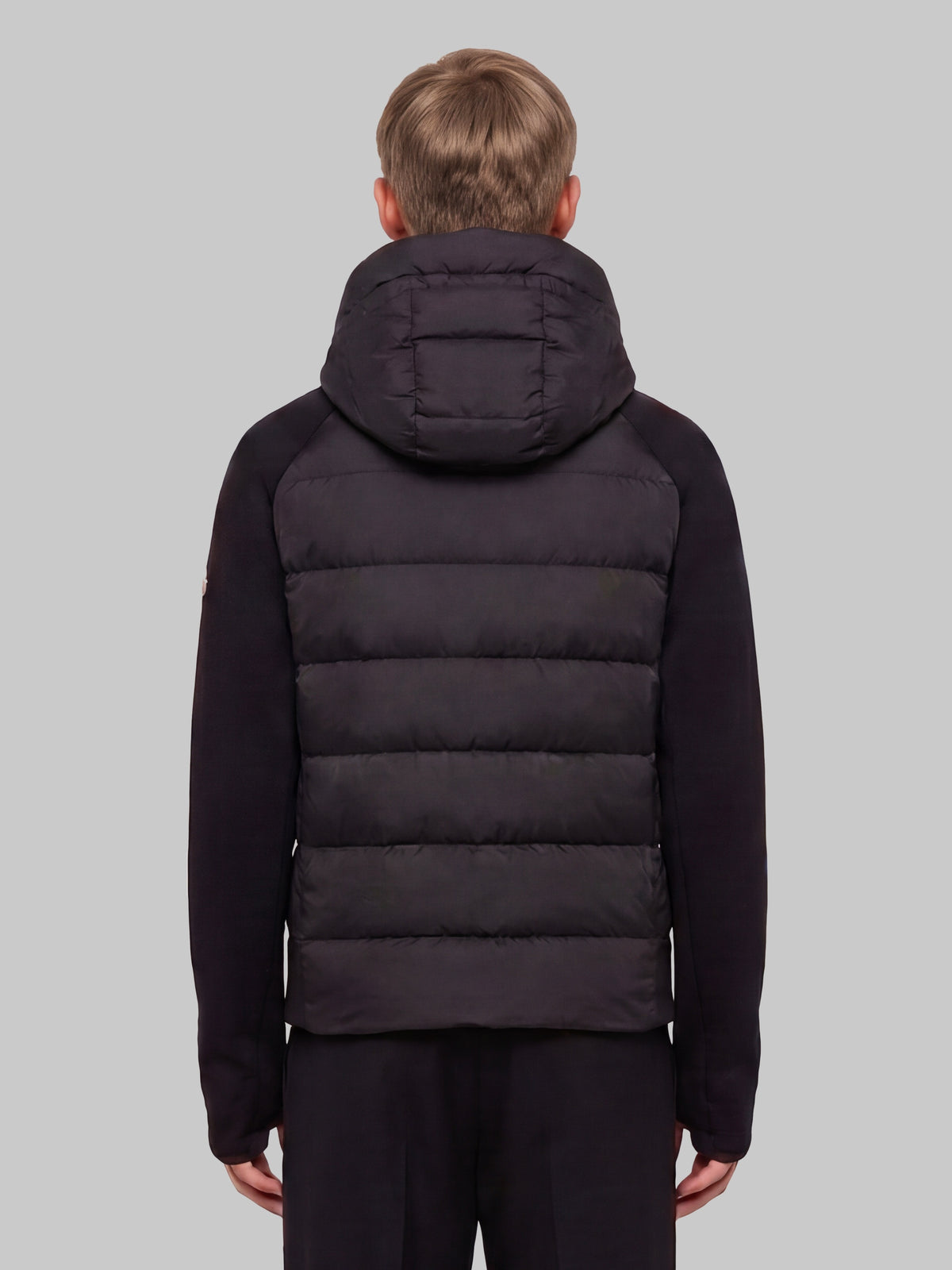 Polartec® padded hooded zip sweatshirt