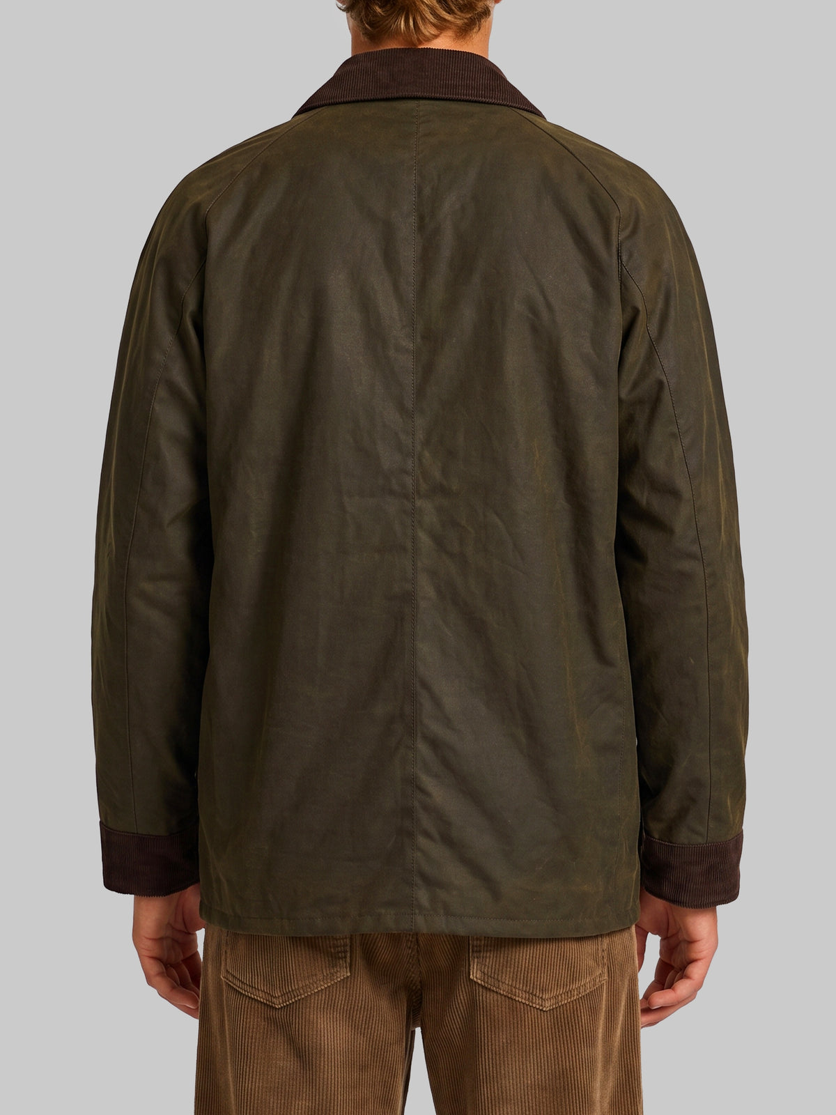 Waxed cotton hunting jacket