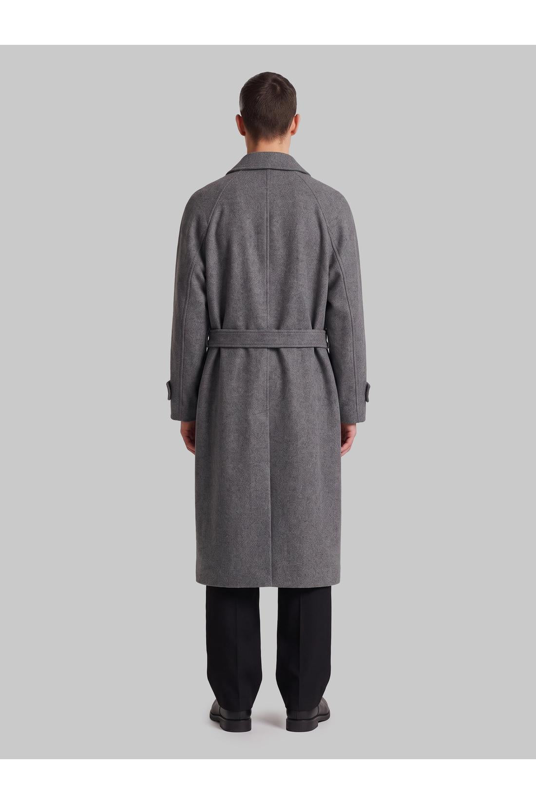 Dunst Grey melange cashmere coat, Jacken & Mäntel