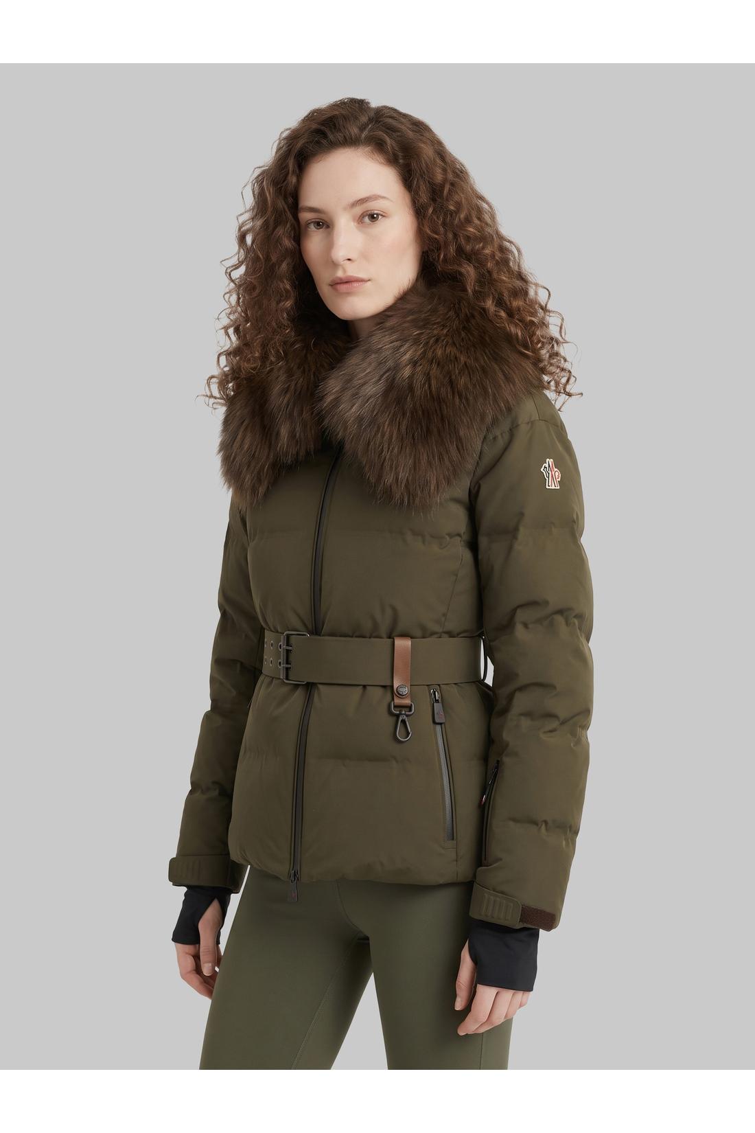 Moncler Grenoble Sioule short down jacket with fur, Jacken & Mäntel