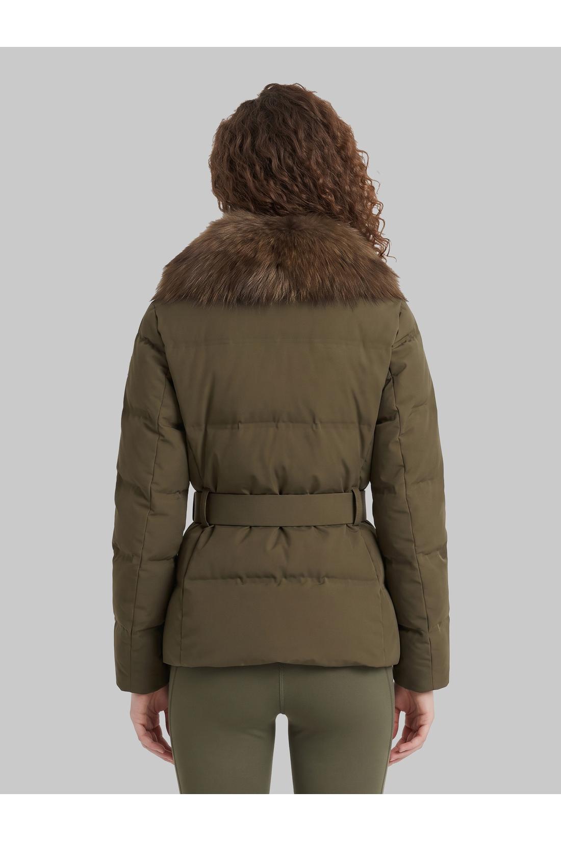 Moncler Grenoble Sioule short down jacket with fur, Jacken & Mäntel