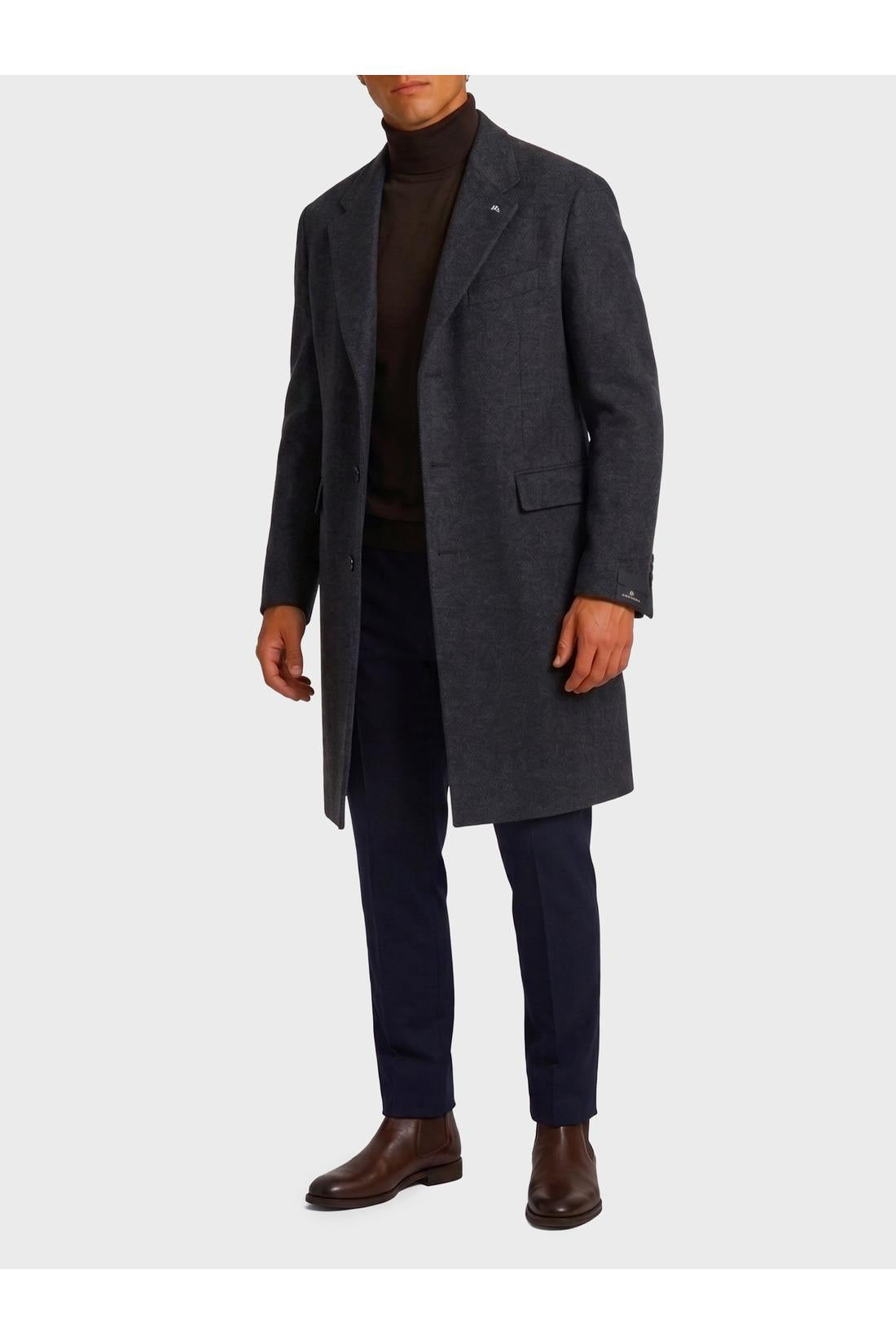 Tagliatore Londra Pino Lerario single-breasted coat, Jacken & Mäntel