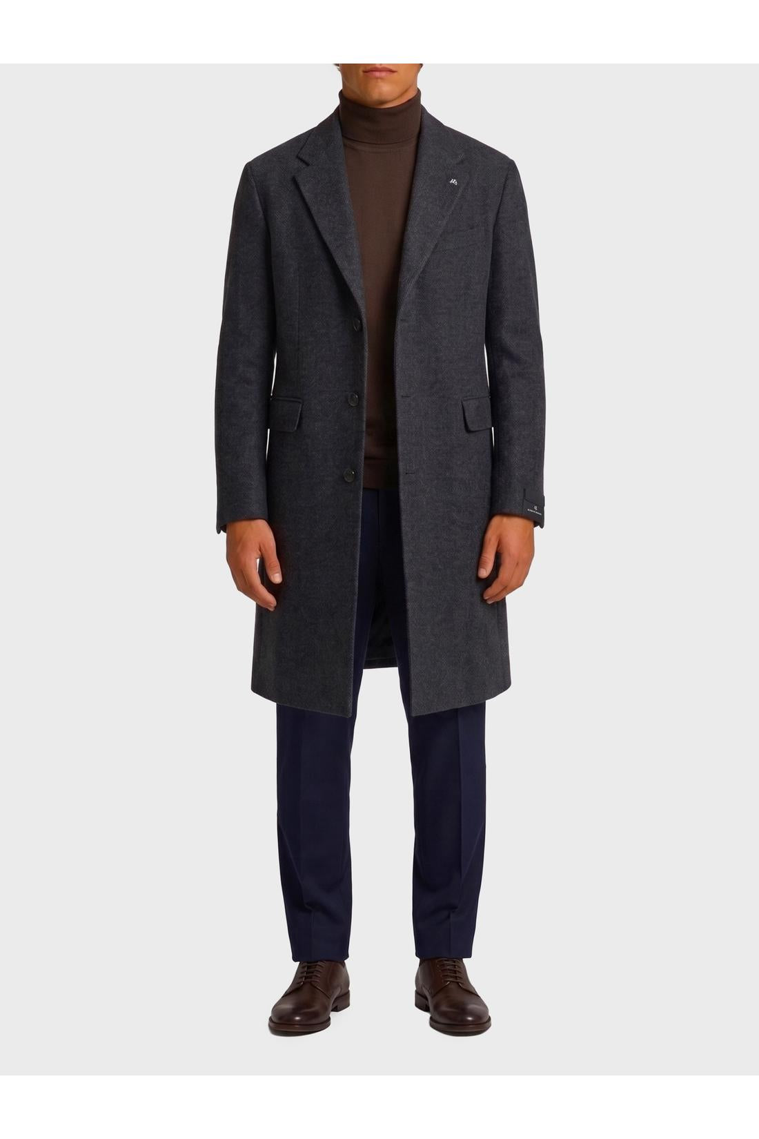 Tagliatore Londra Pino Lerario single-breasted coat, Jacken & Mäntel