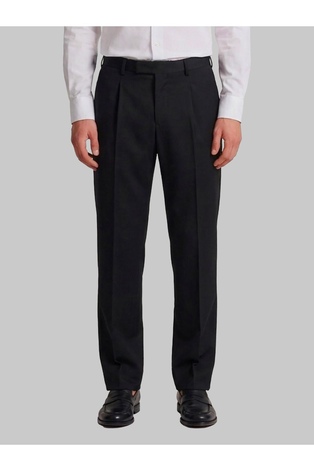 Pt torino Samuel black wool pants, Hosen