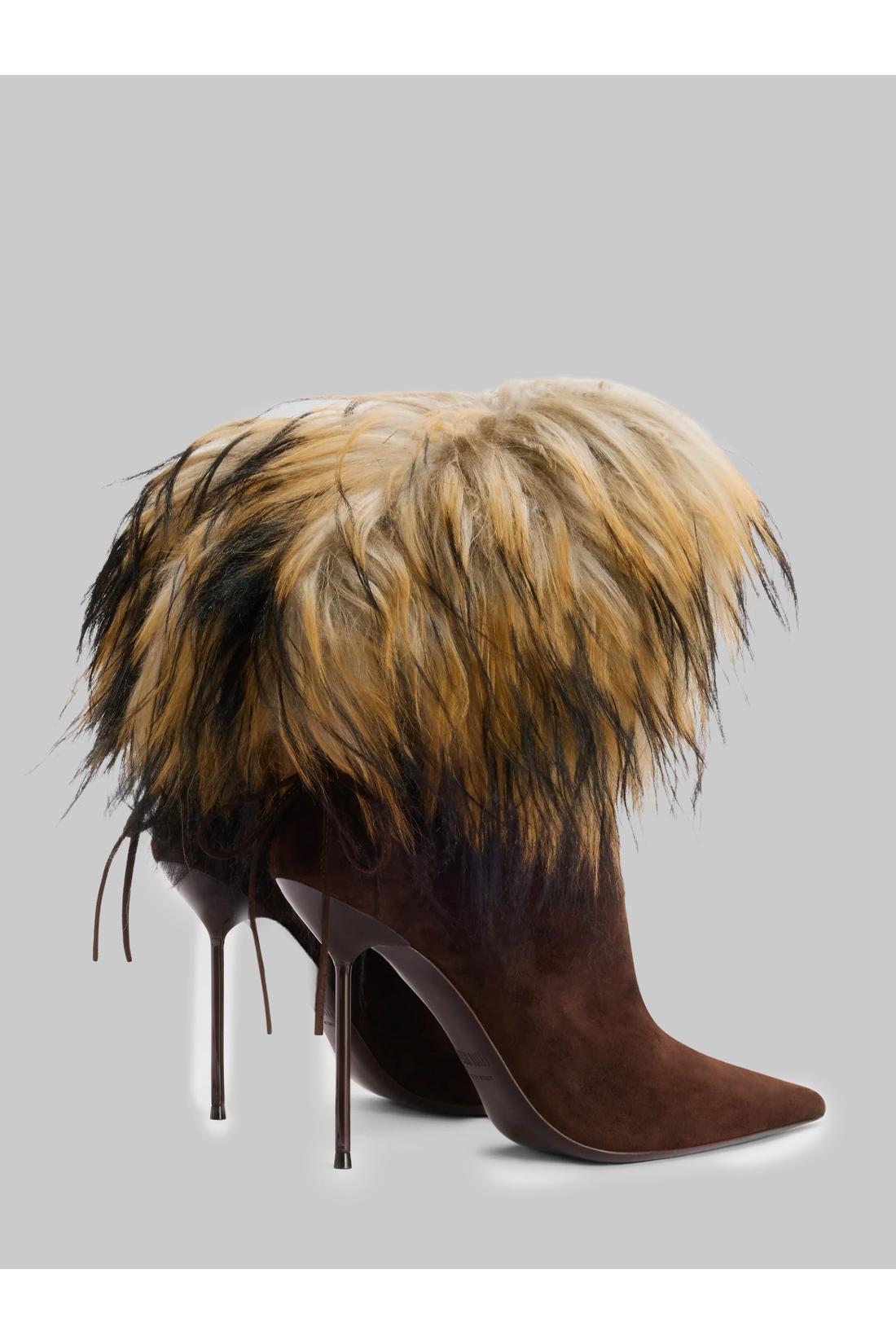 Paris texas Lidia Ankle Fur boots 105, Stiefel & Stiefeletten