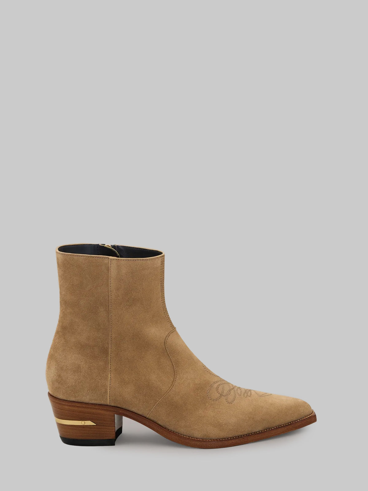 Ryder cognac suede boots