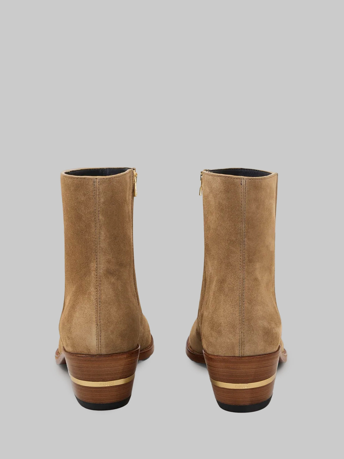 Ryder cognac suede boots