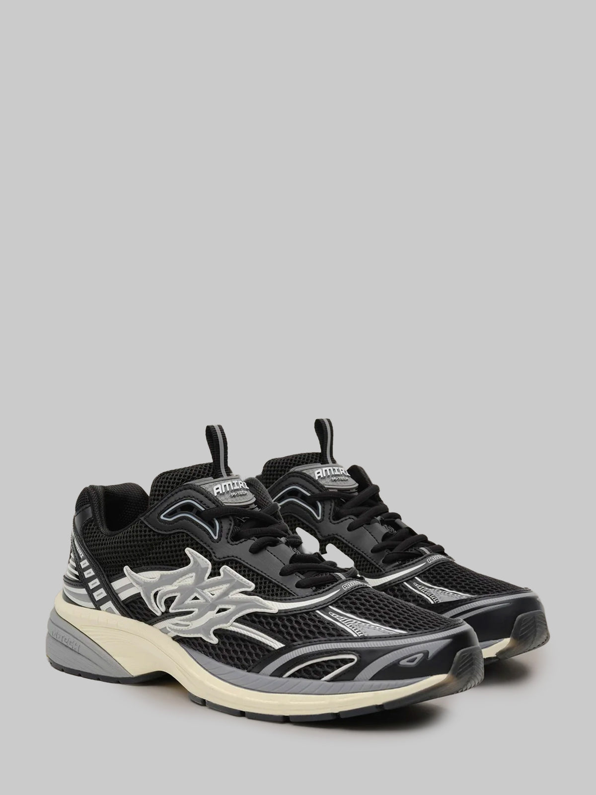 Black and grey M-tech sneakers