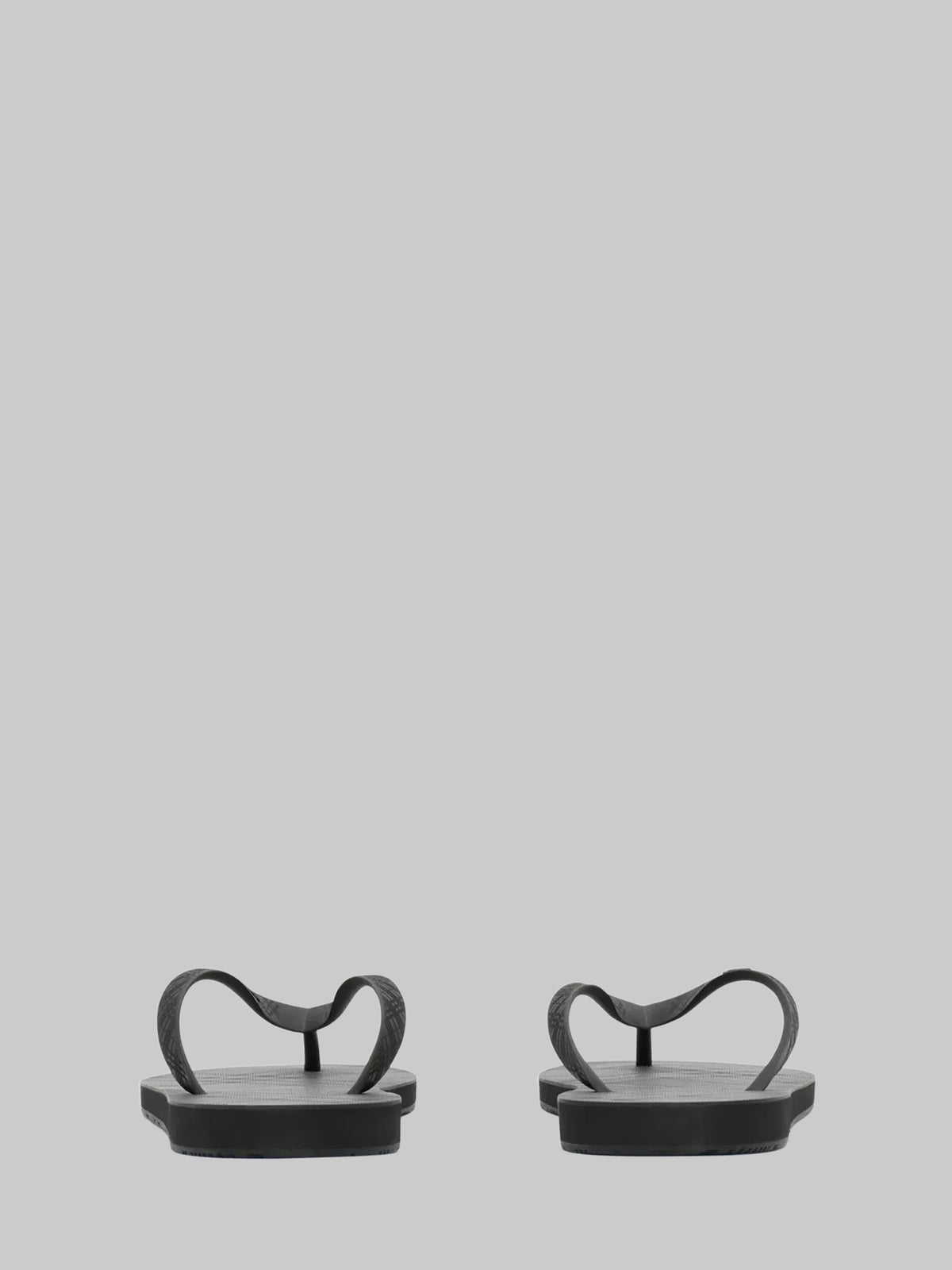 Haze Check sandals in Iron grey