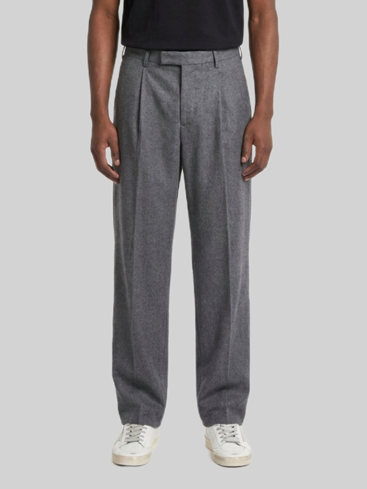 Samuel trousers in wool drill