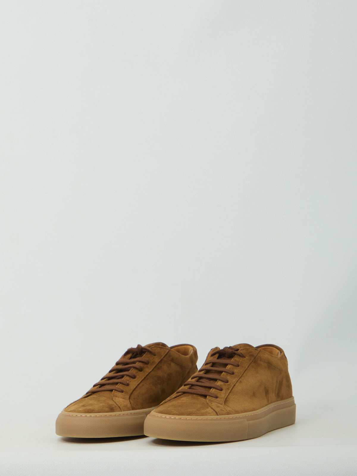 Brown suede Achilles Premium sneakers