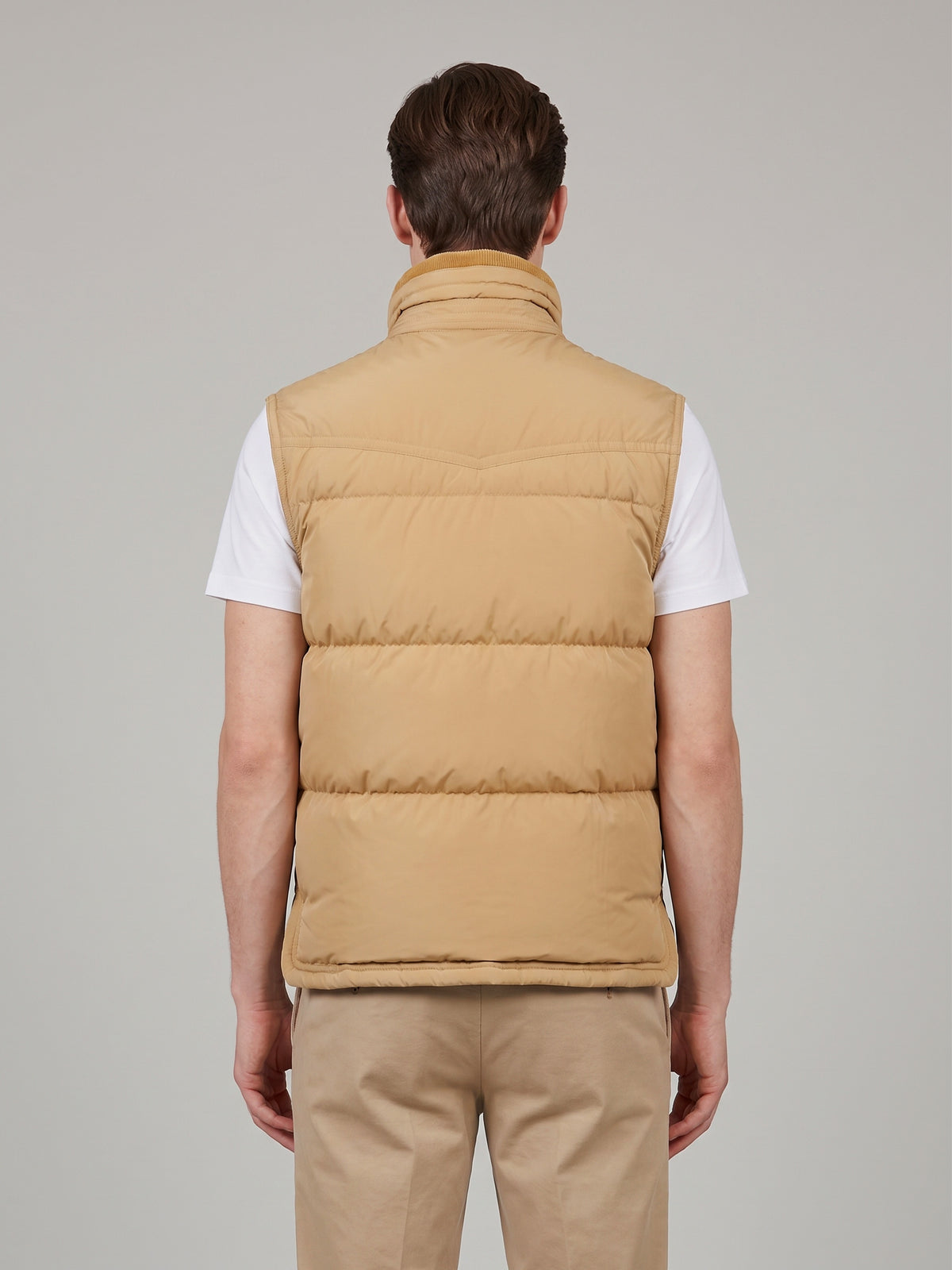 Evans feather-padded vest