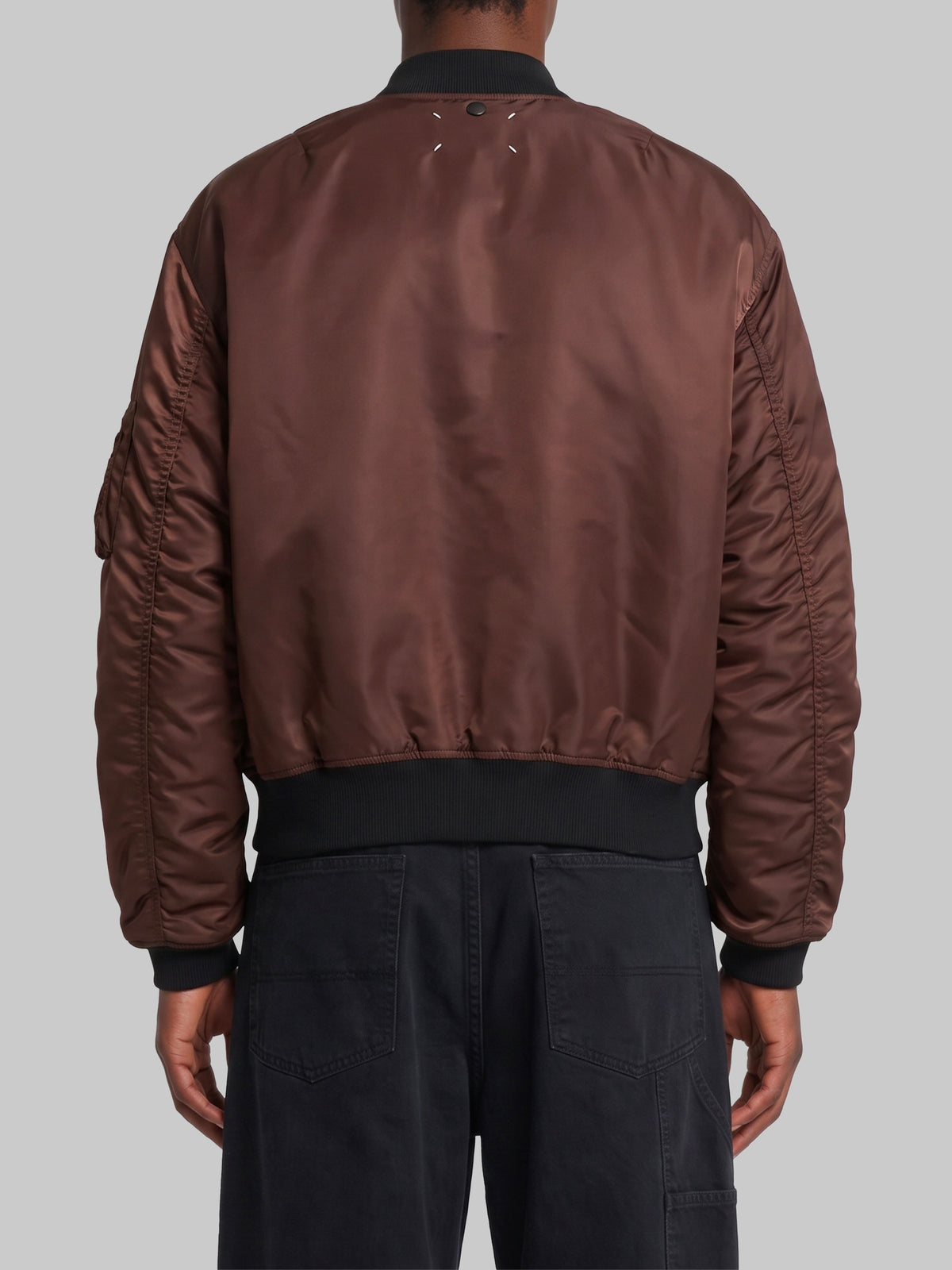 Reversible olive brown bomber