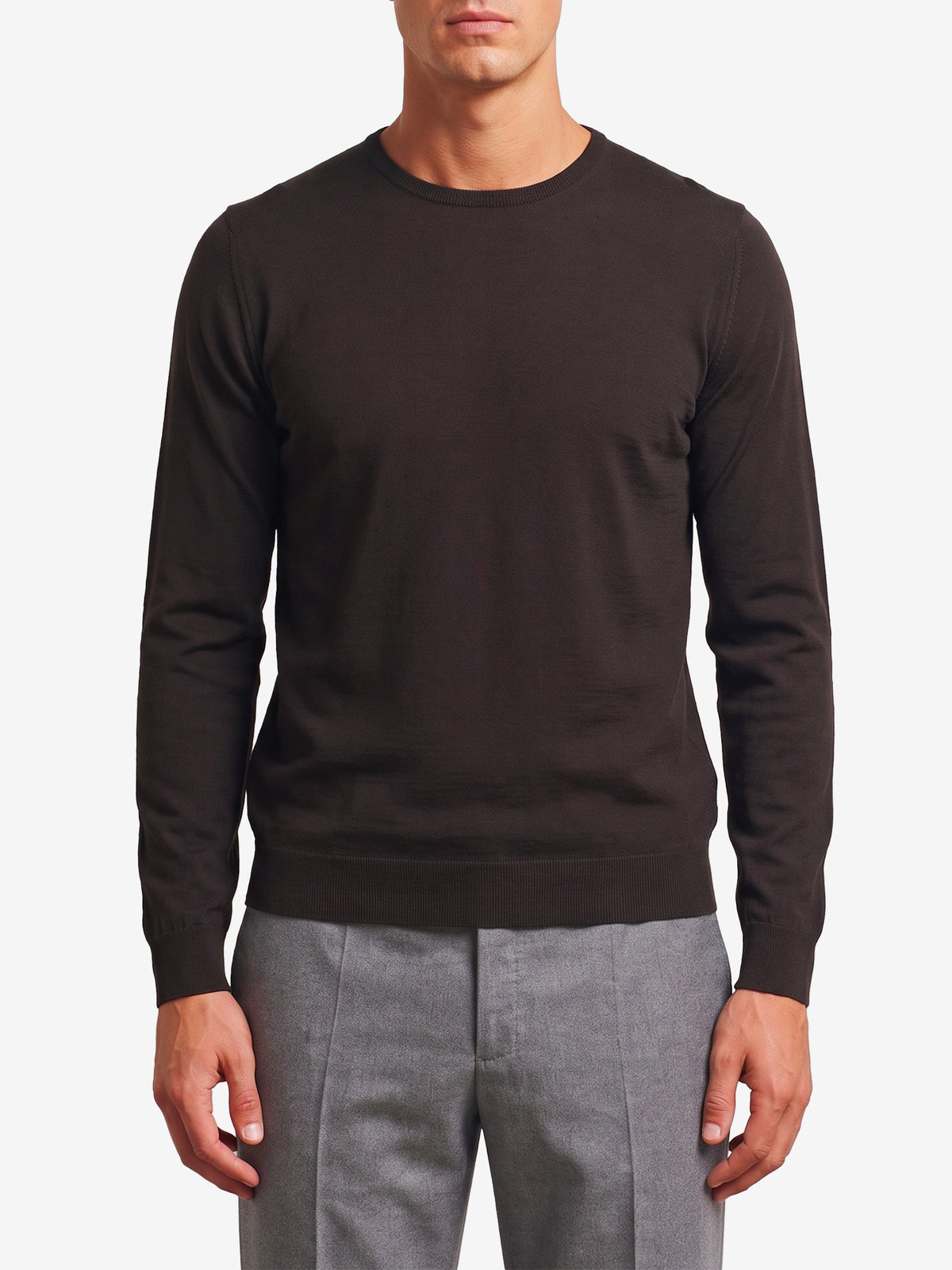 Cherwell jumper in Faulkner brown