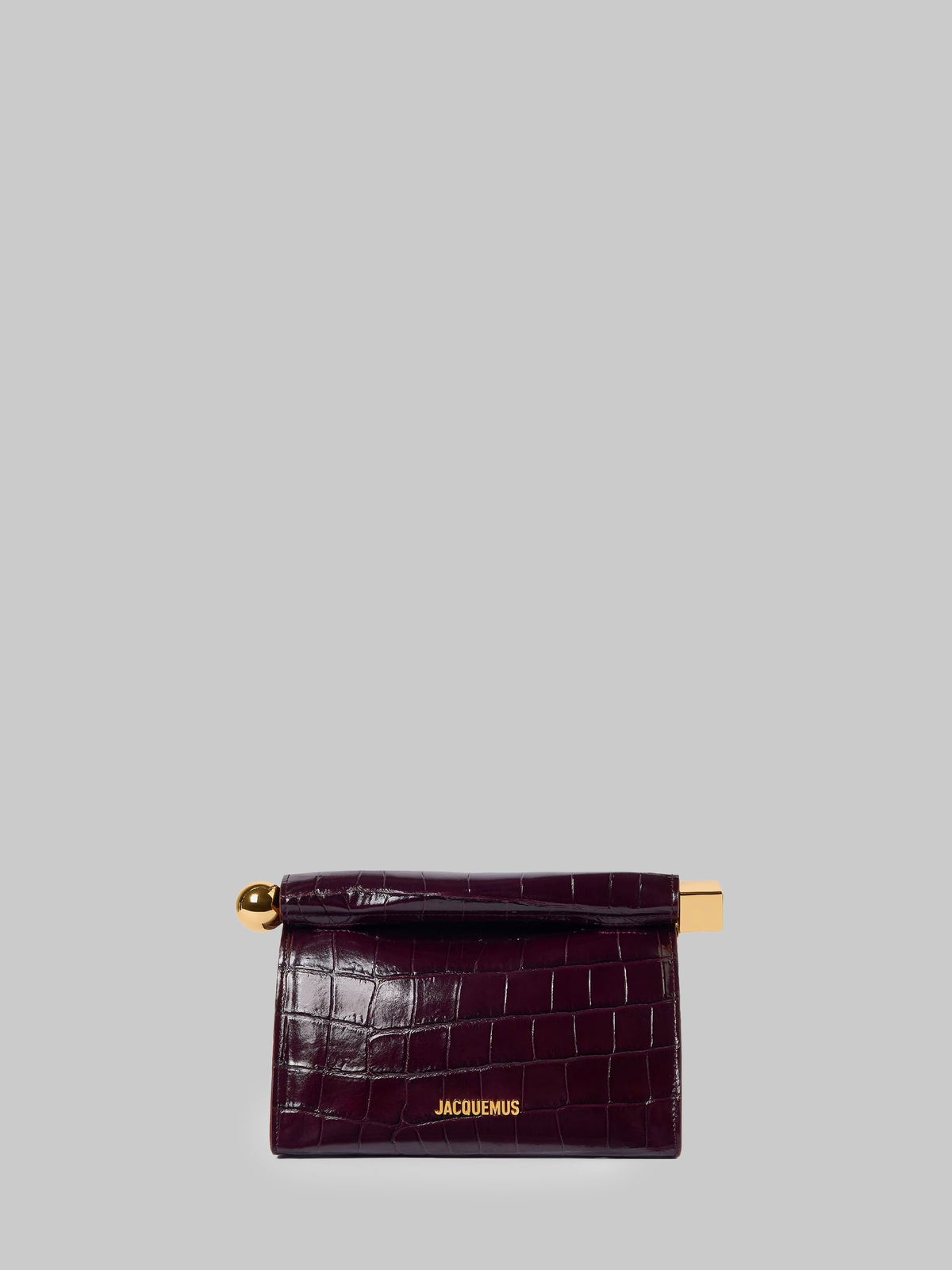 Dark burgundy Rond Carré bag