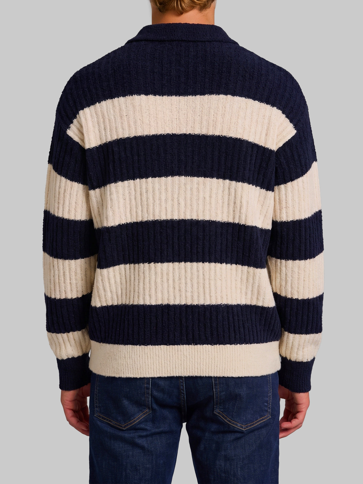 Ribbed marinière polo