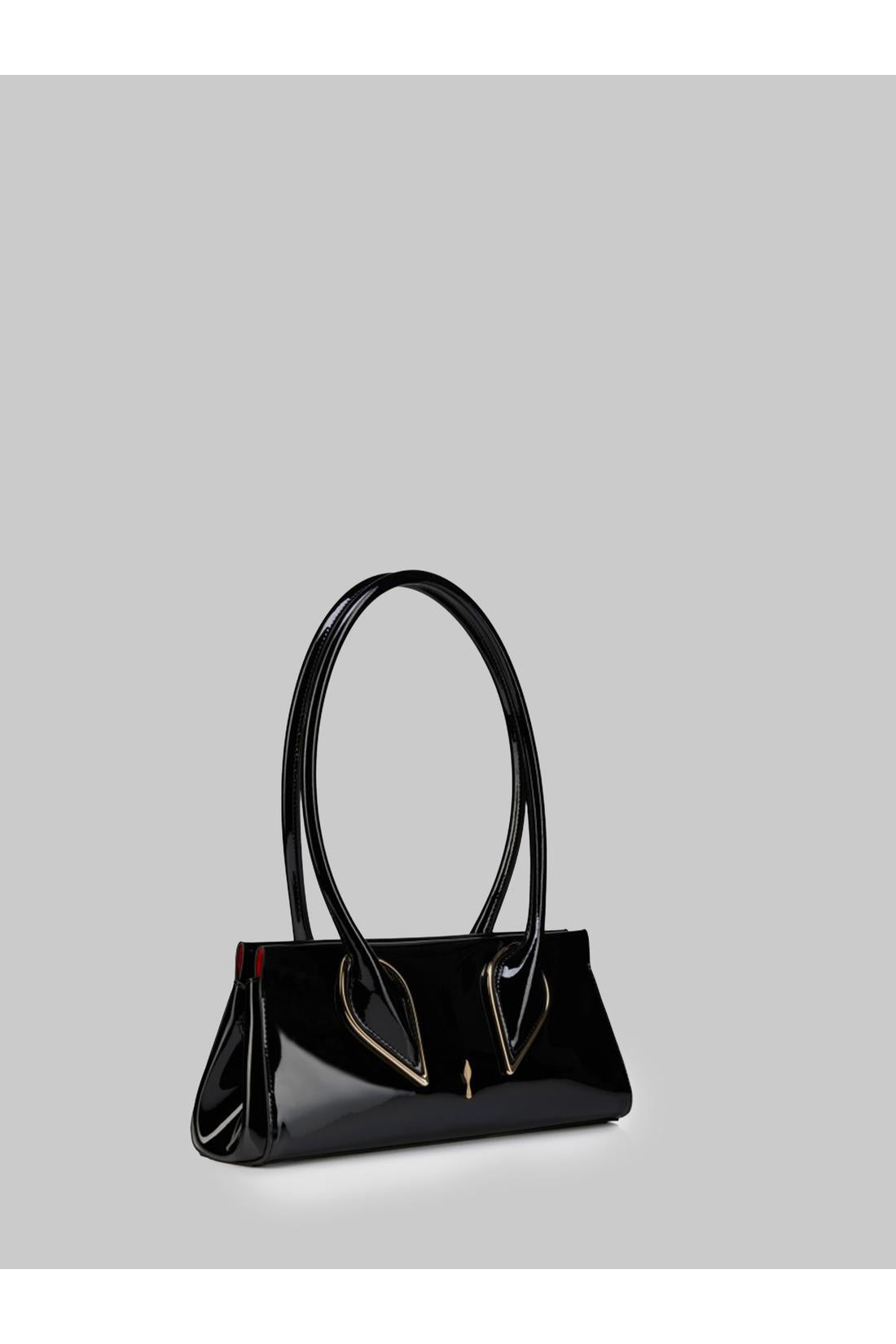 Venus bag in black patent leather