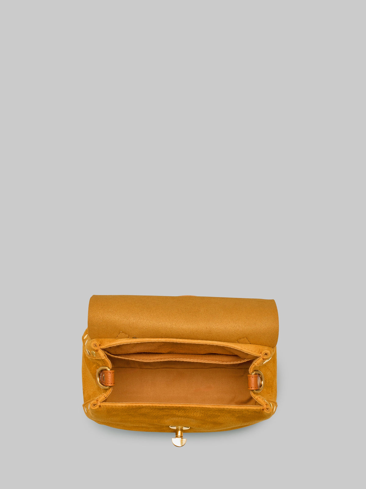 Postina Baby Nabuk Jones bag in Brown Brandy